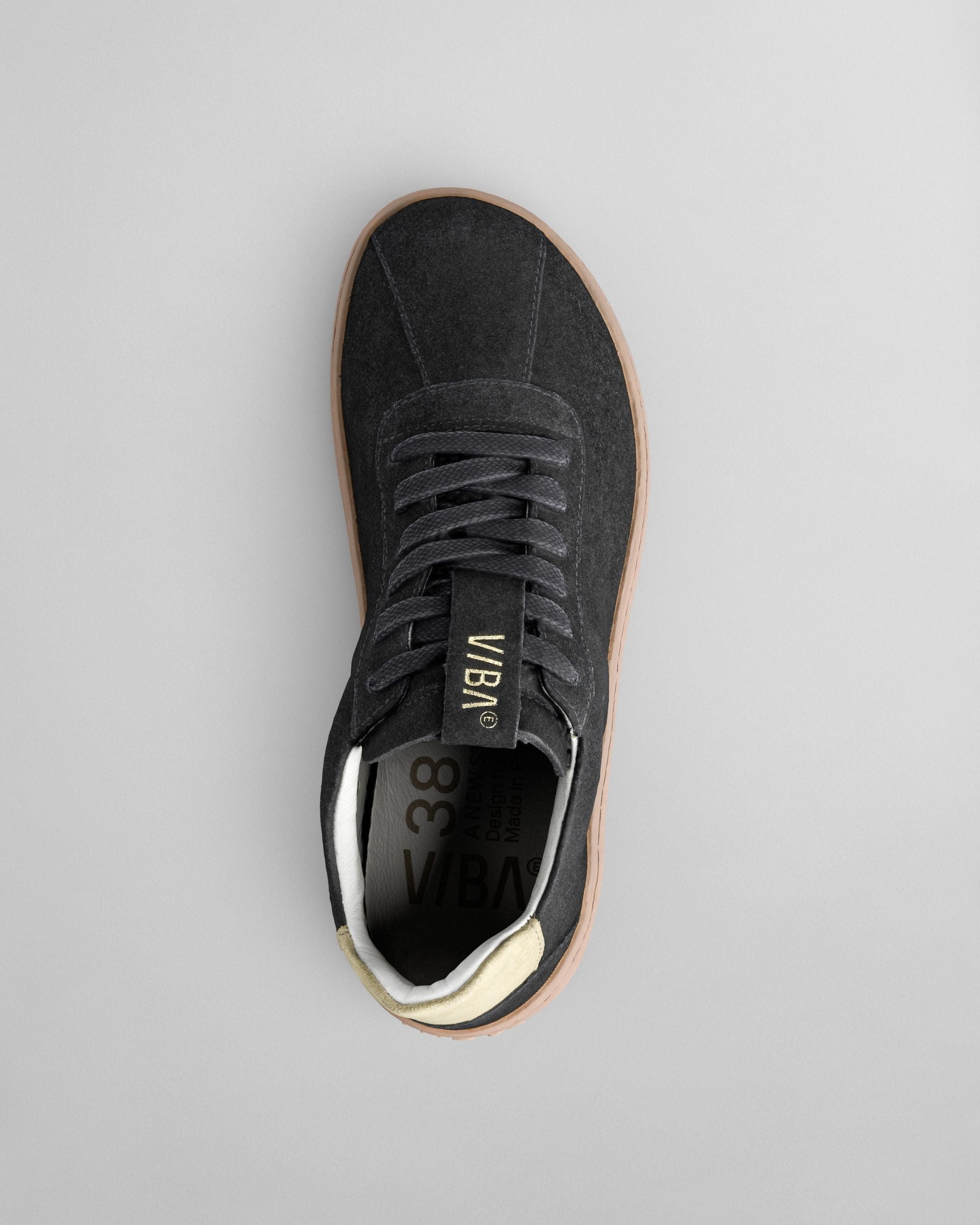 SYDNEY Bio Suede Black/Gum