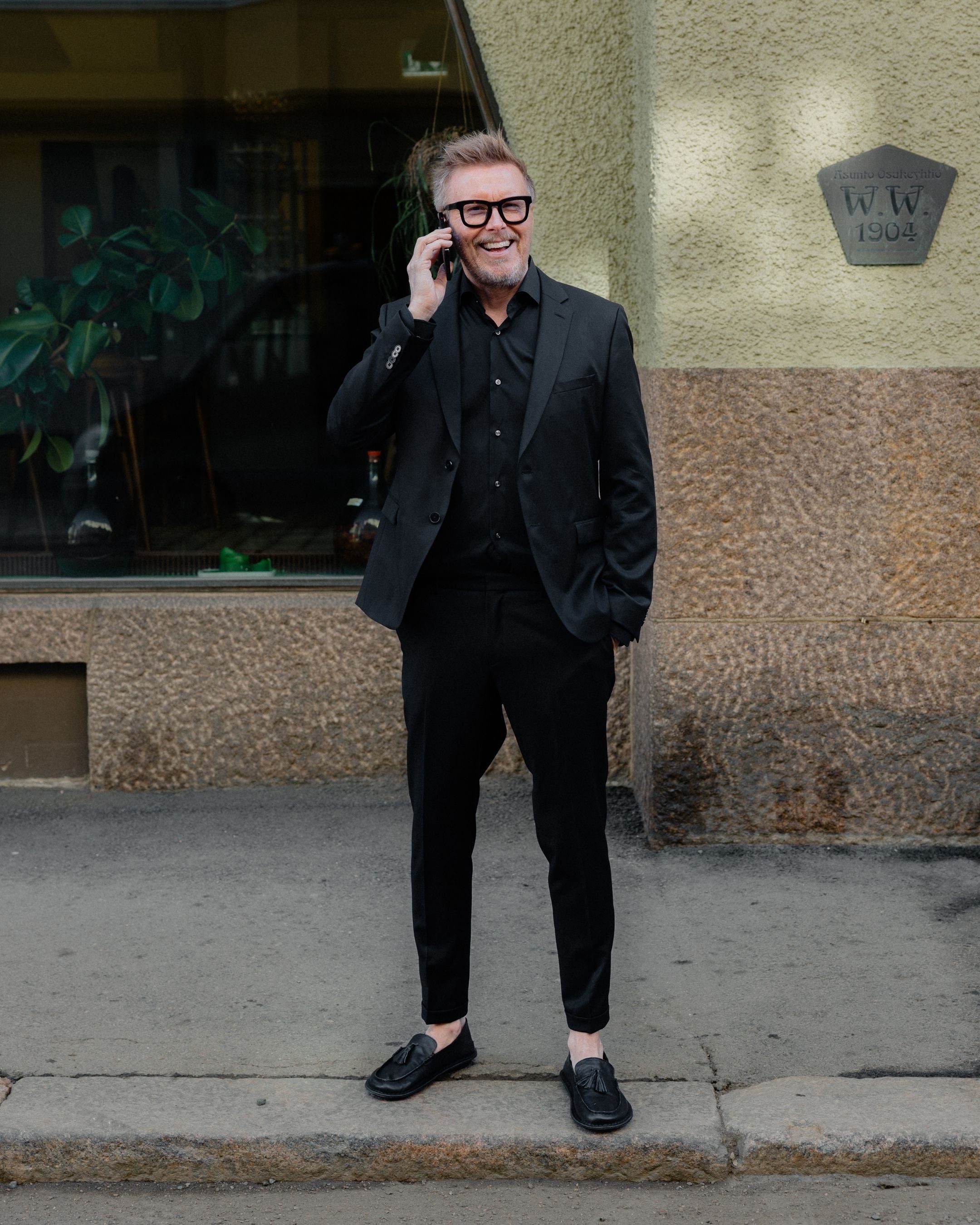 TRIBECA Leather Preto Black