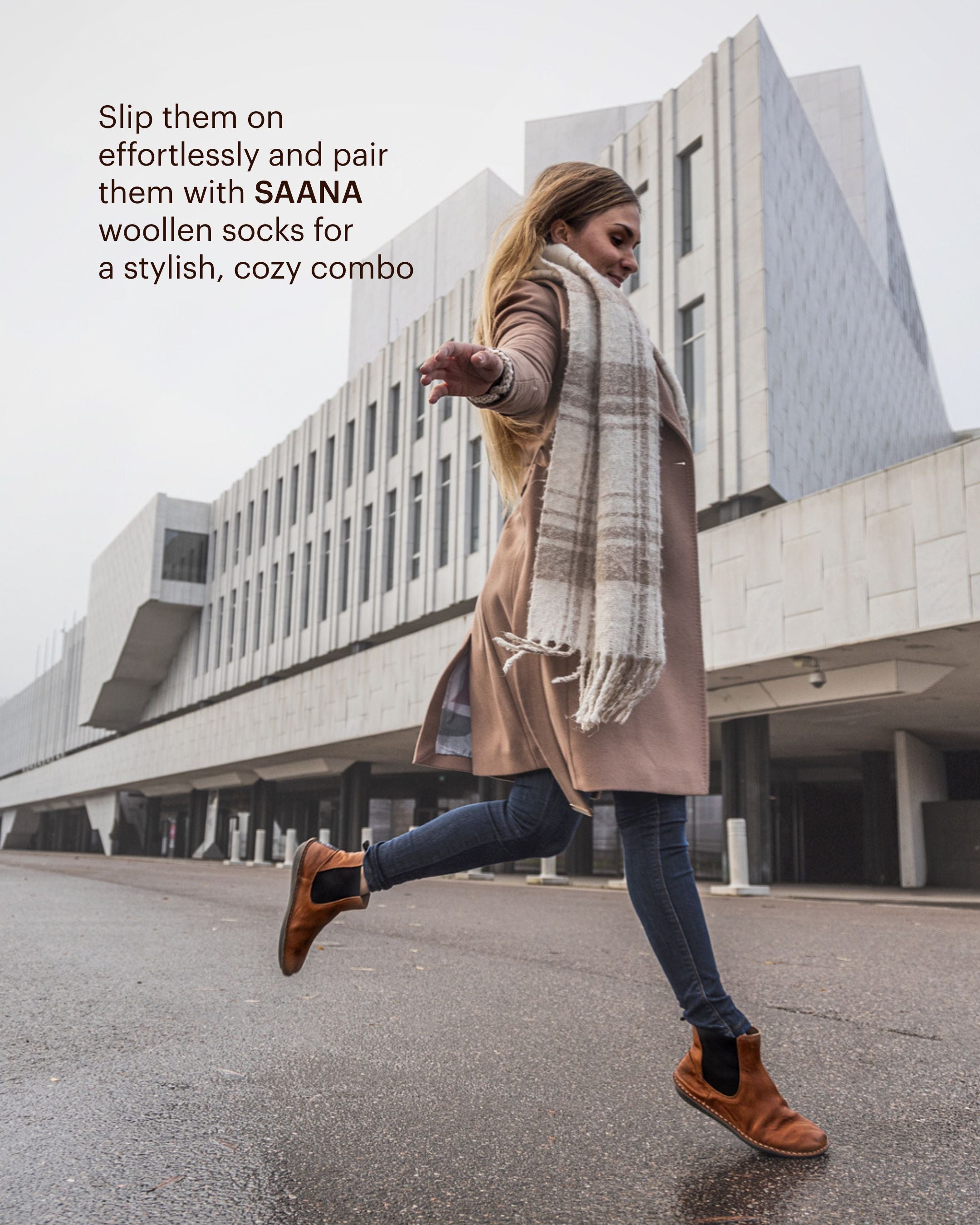 HELSINKI Leather Cognac Brown