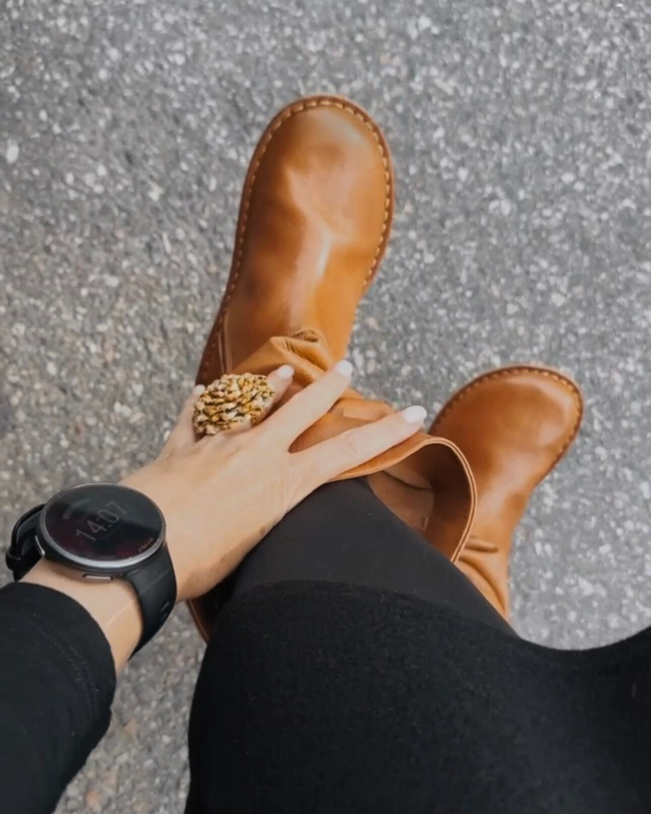 WOODSTOCK Leather Cognac Brown