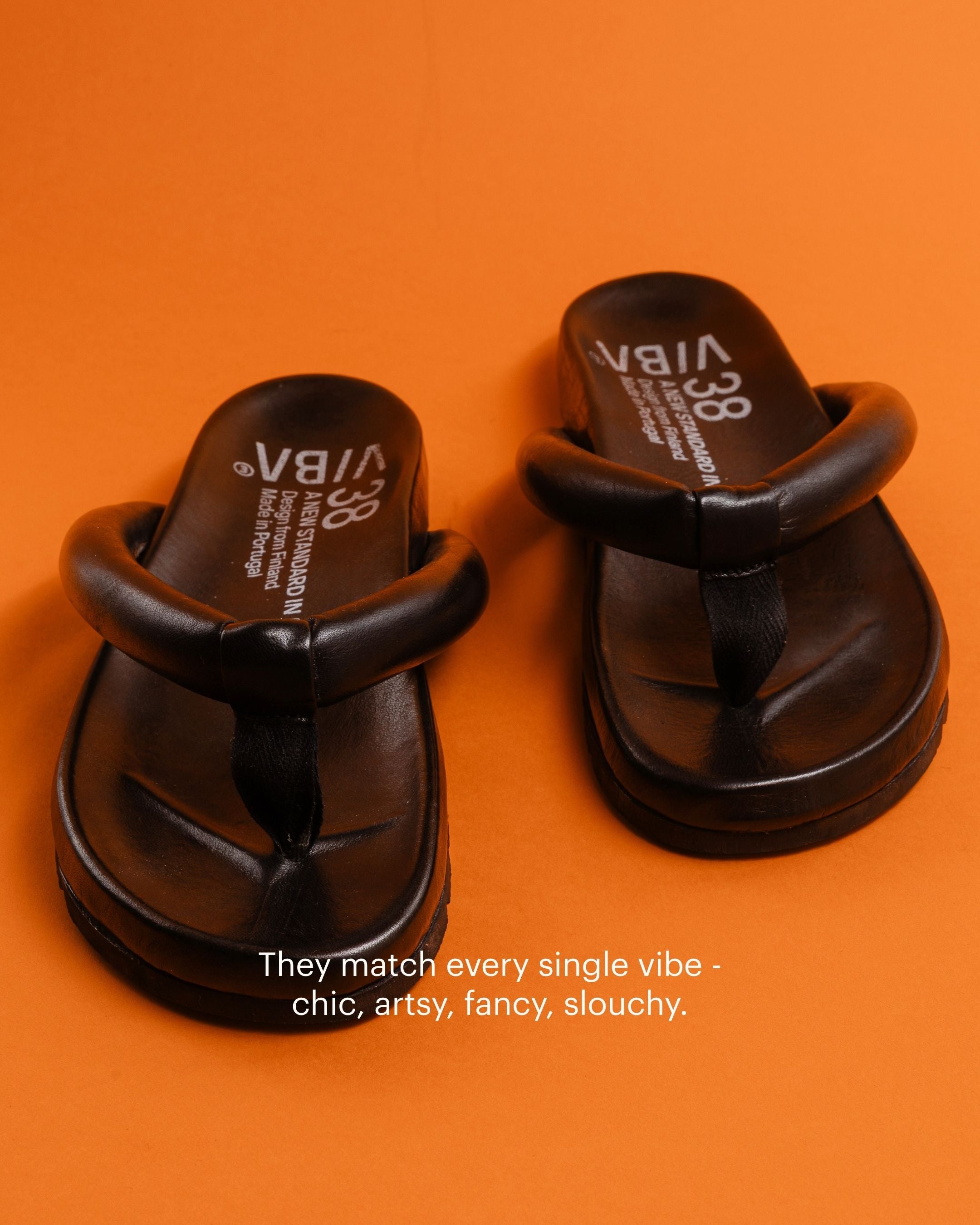 OSAKA Leather Preto Black