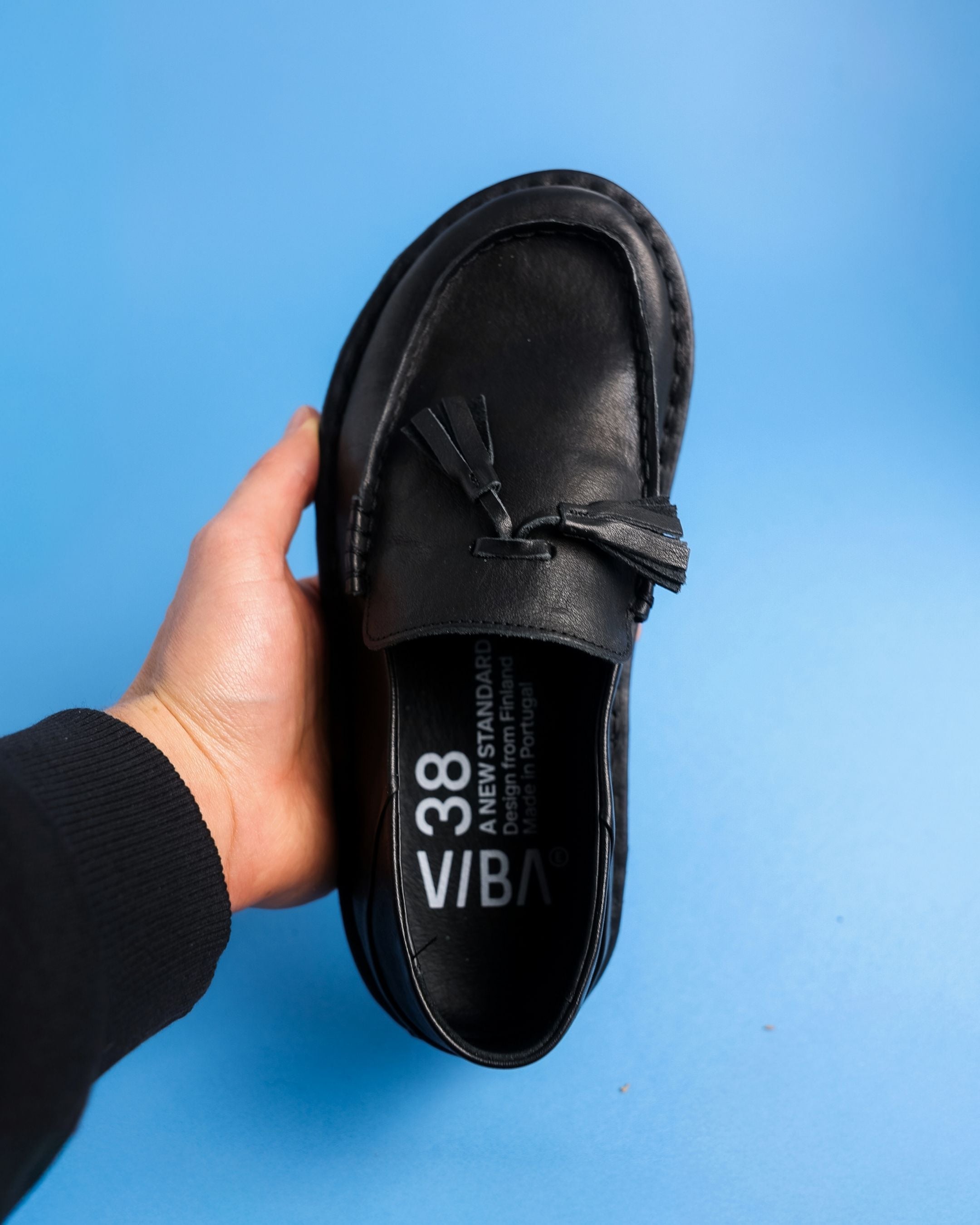 TRIBECA Leather Preto Black