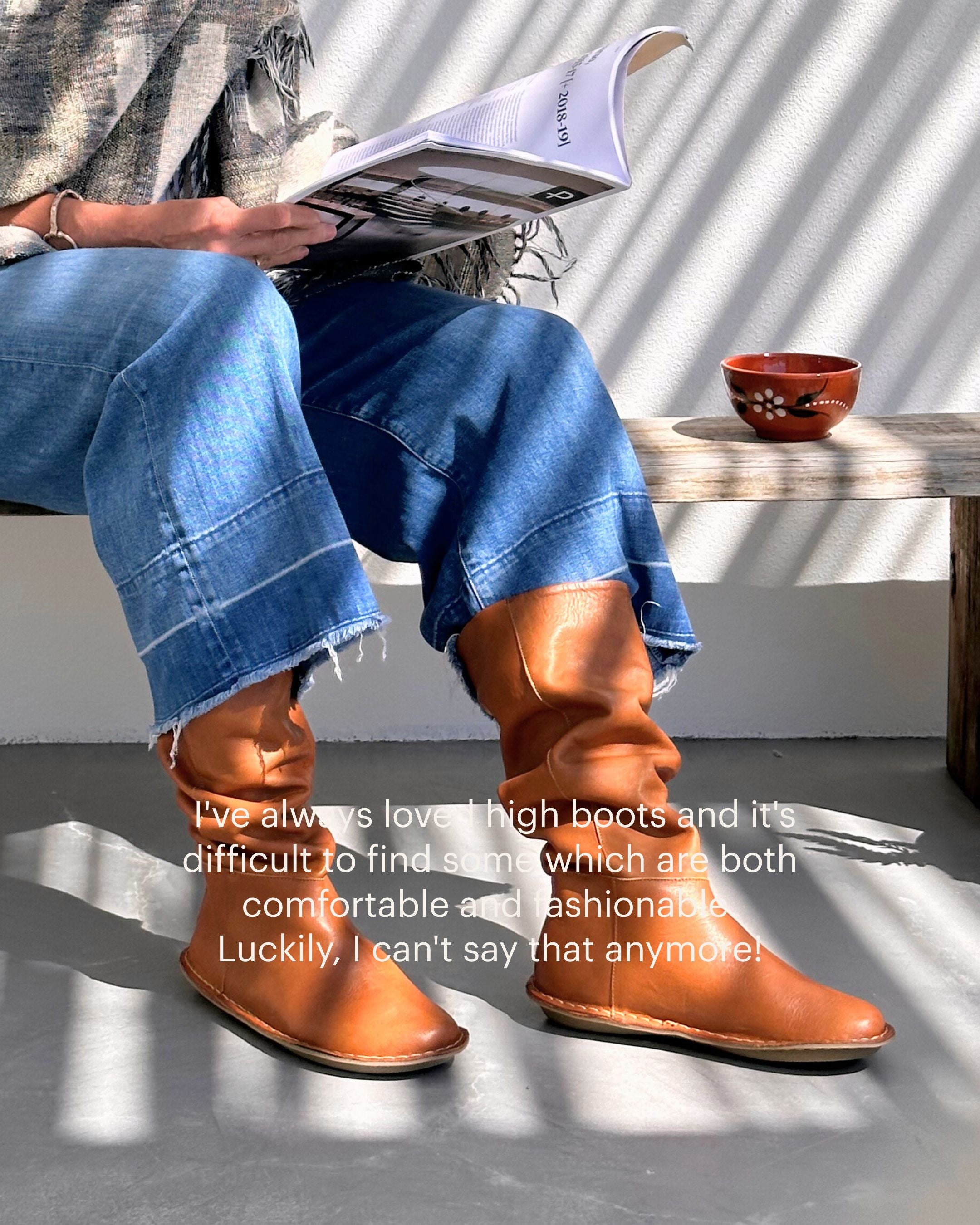 WOODSTOCK Leather Cognac Brown