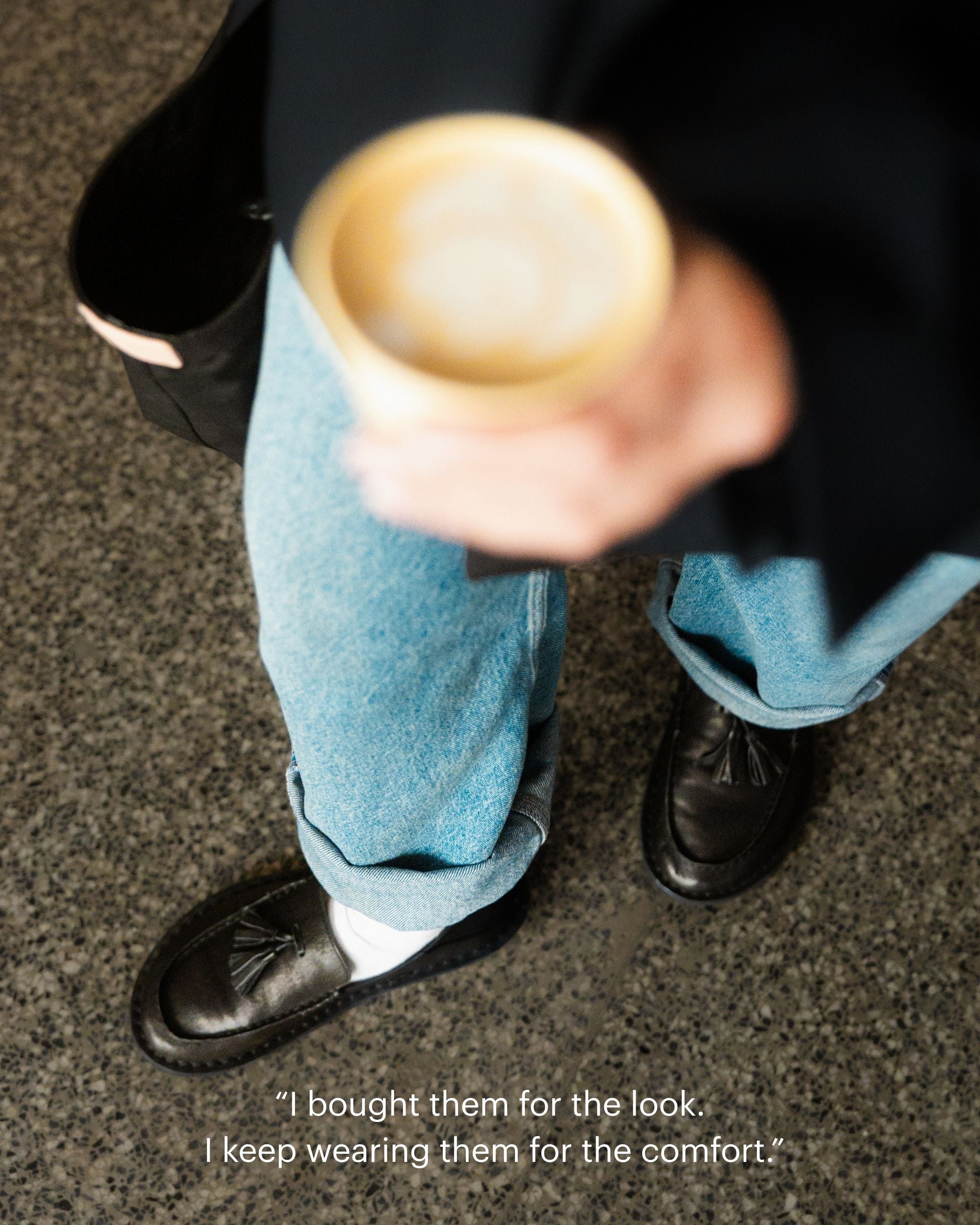 TRIBECA Leather Preto Black