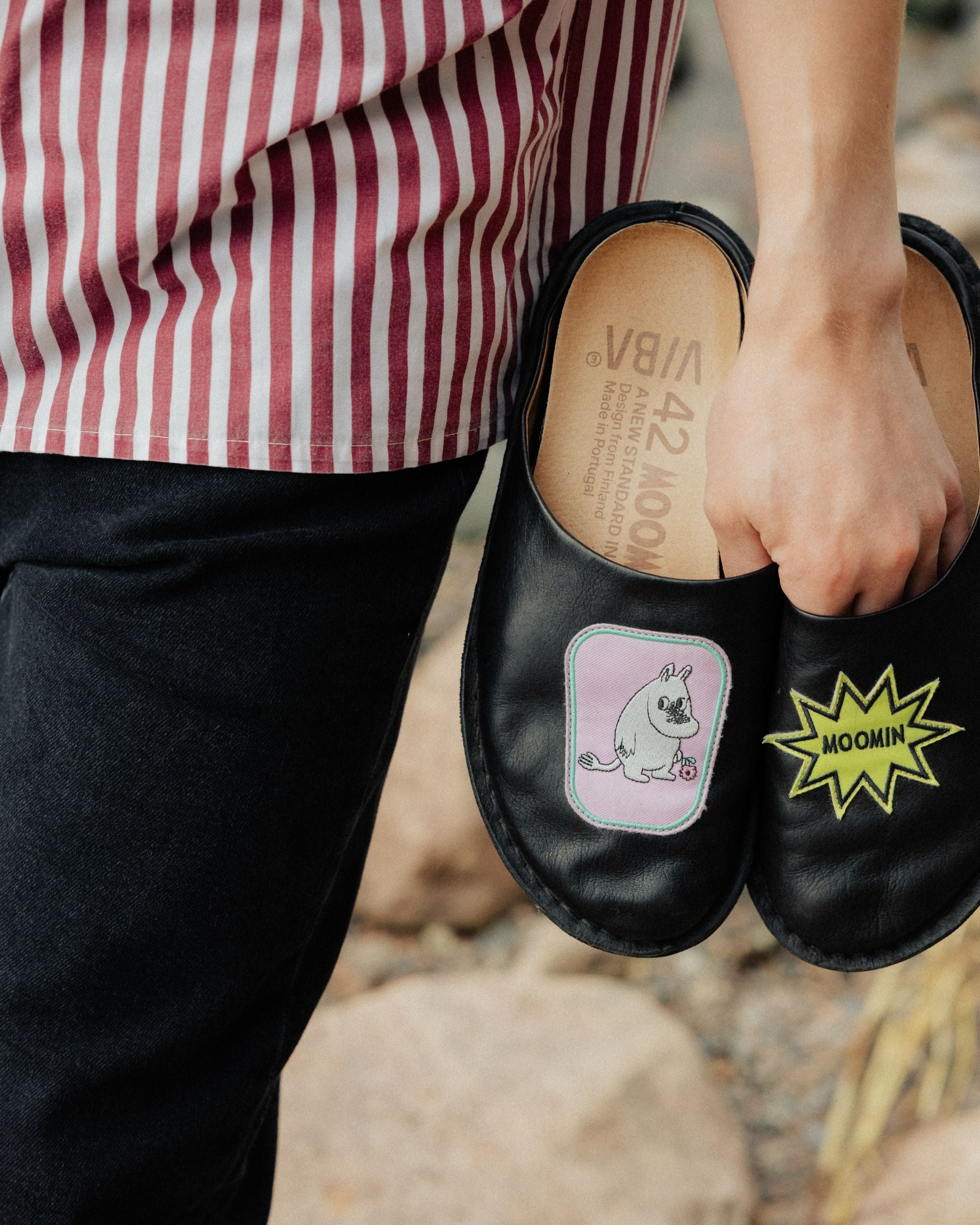 VIBAe x MOOMIN ROMA Leather Preto Black