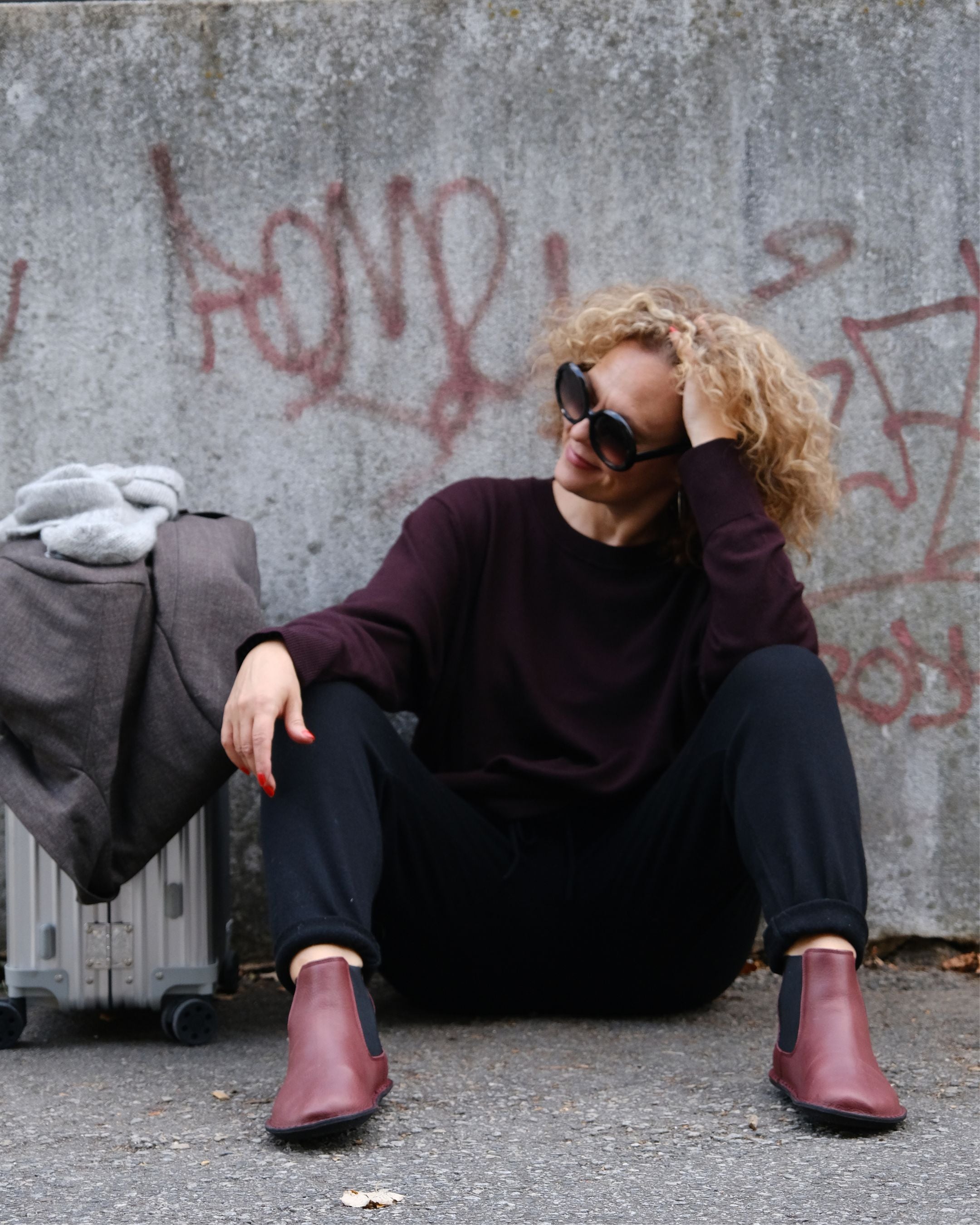 HELSINKI Leather Cordovan Red