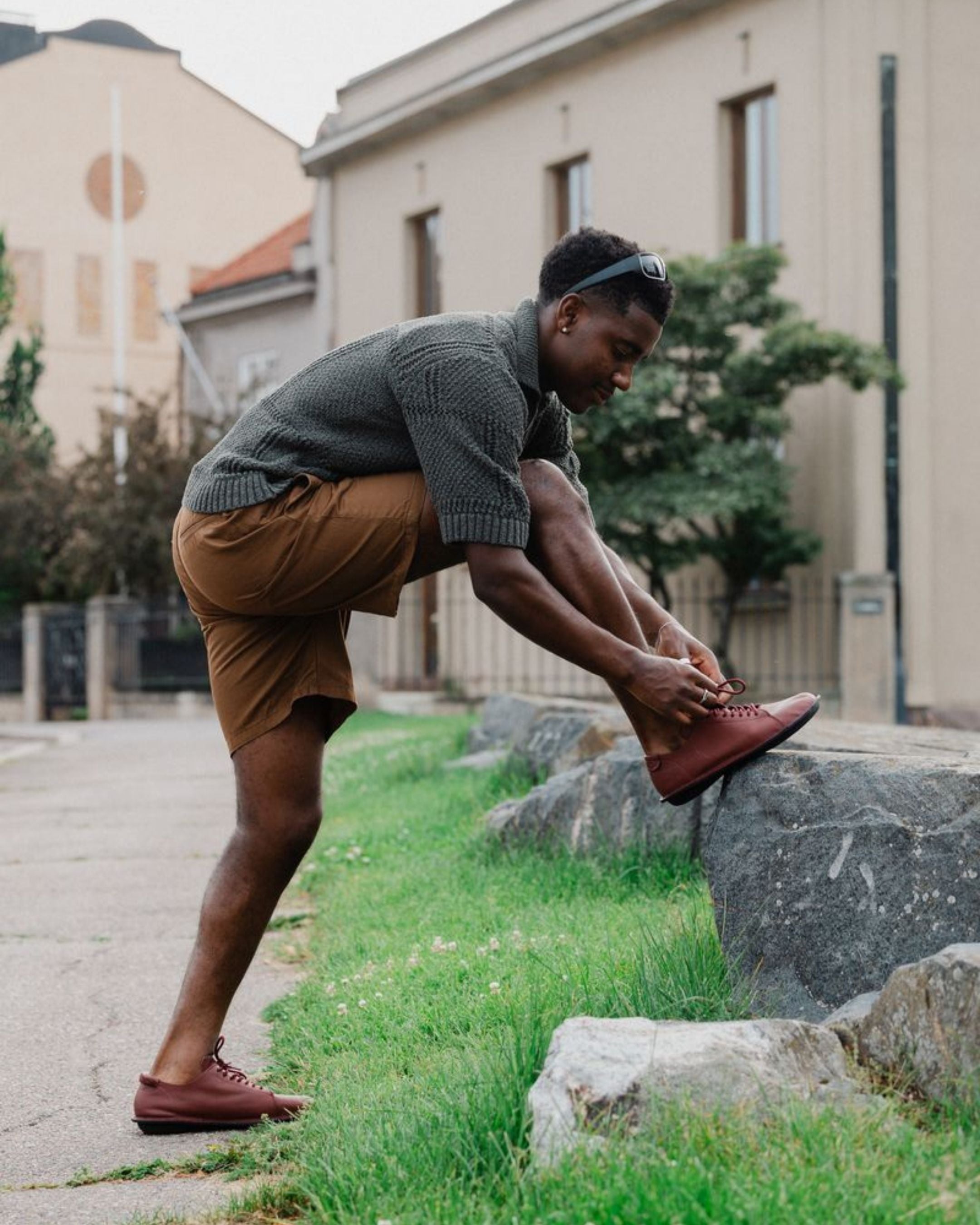 LISBOA Leather Cordovan Red