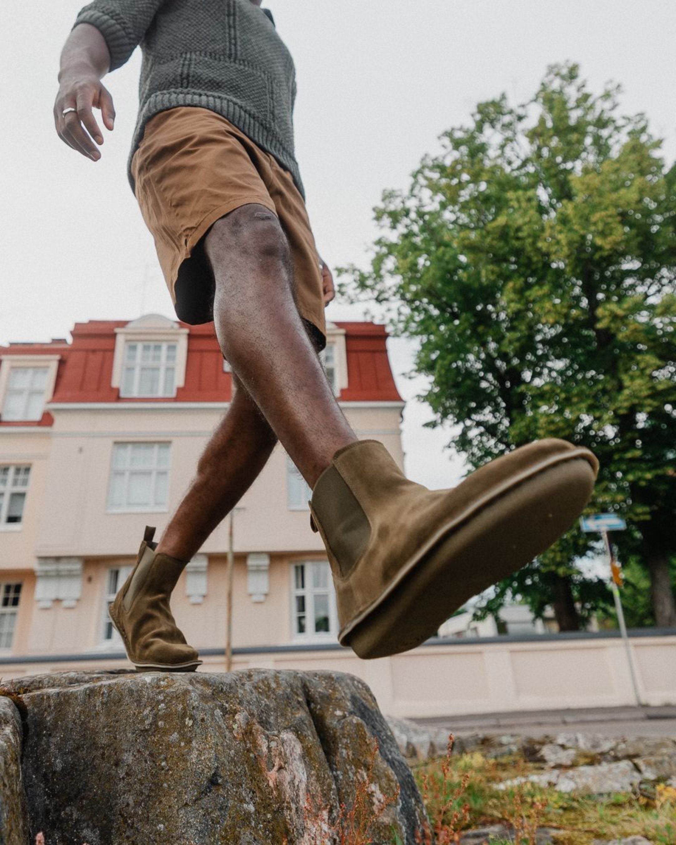 HELSINKI Bio Suede Bosco Khaki