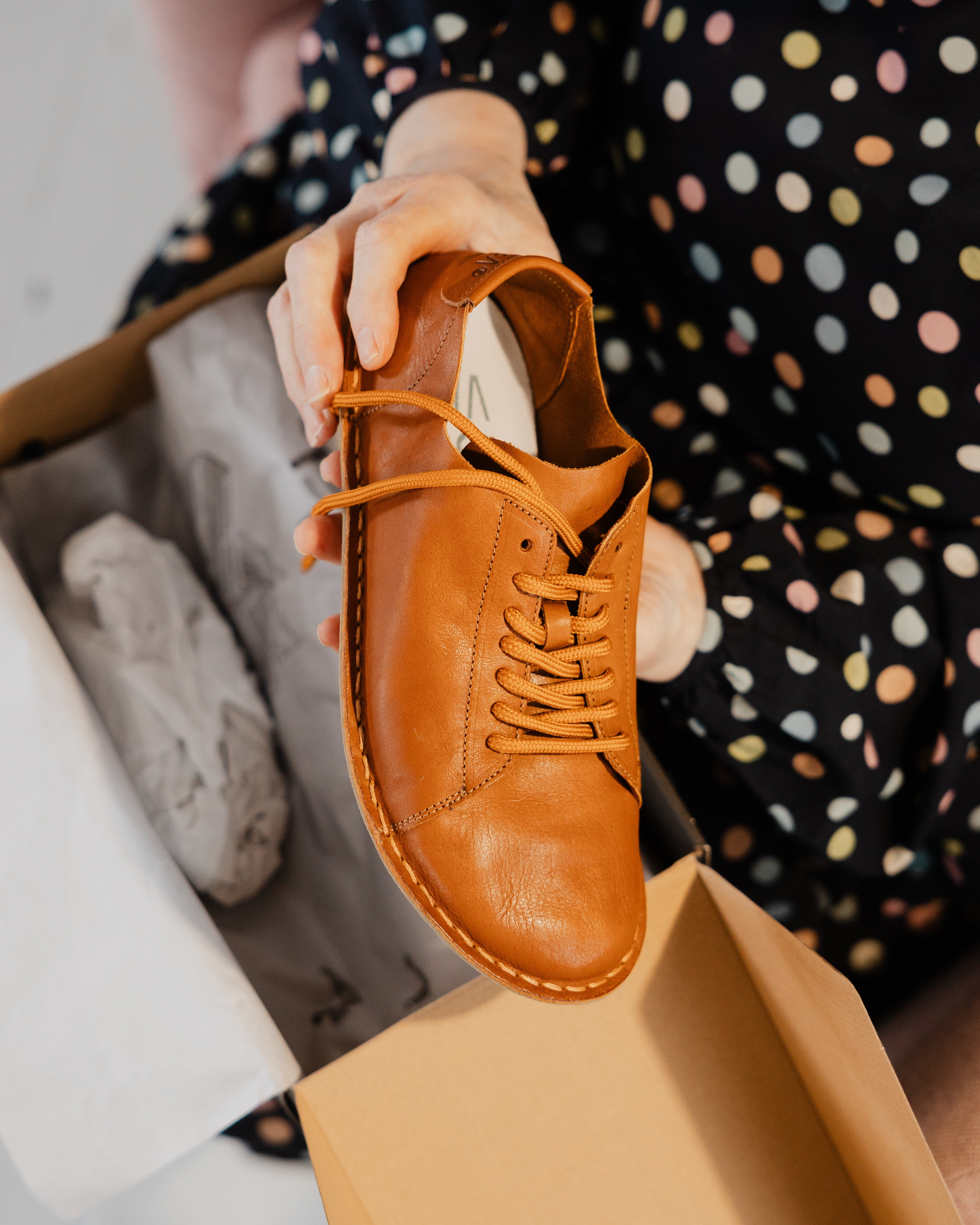 LISBOA Leather Cognac Brown