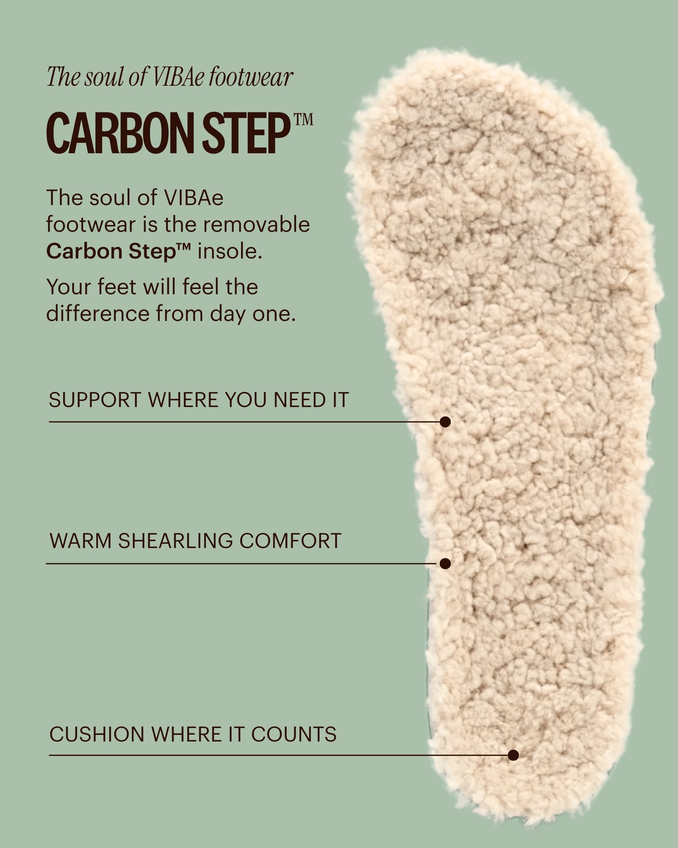 CARBON STEP Shearling