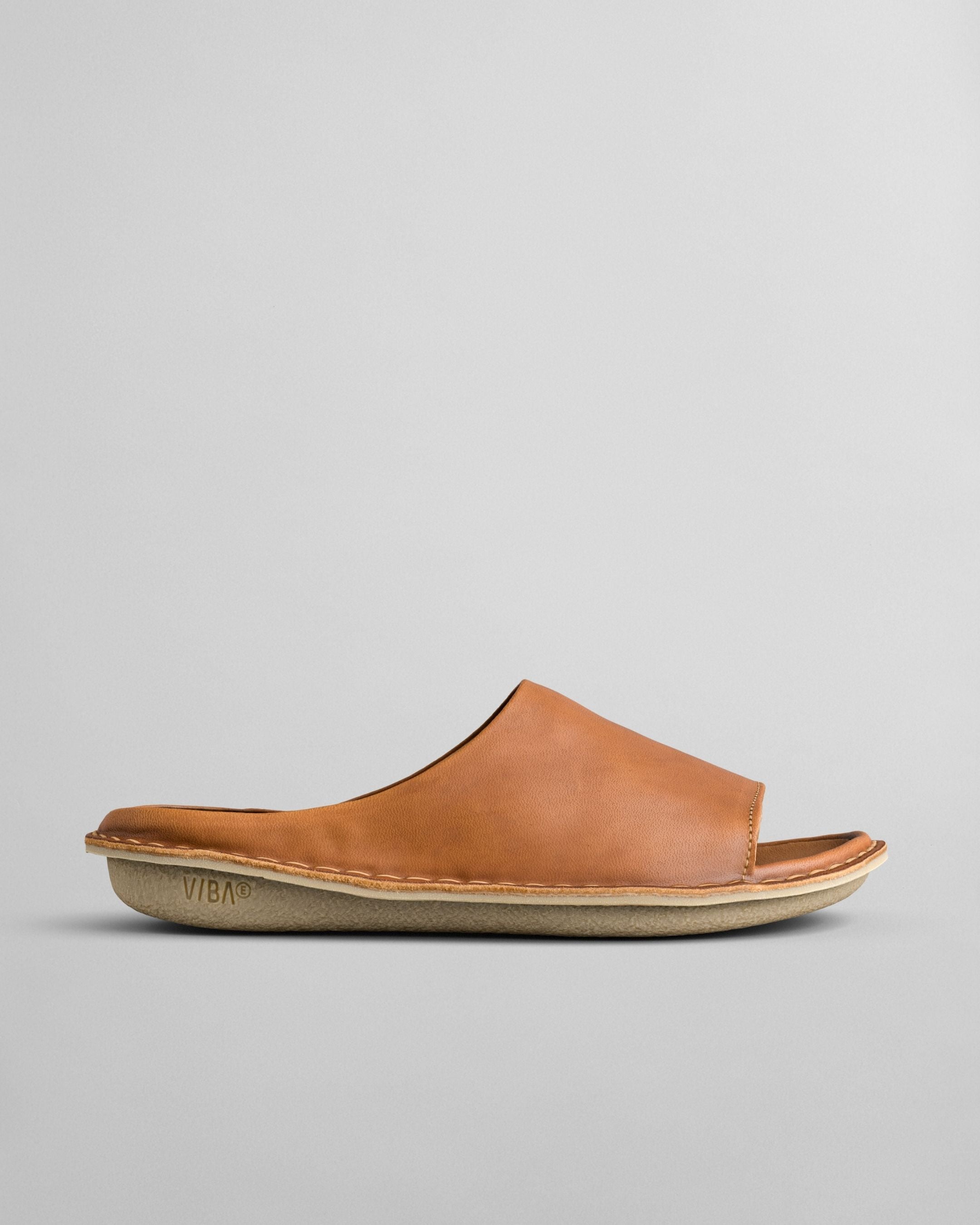 SAINT TROPEZ Leather Cognac Brown