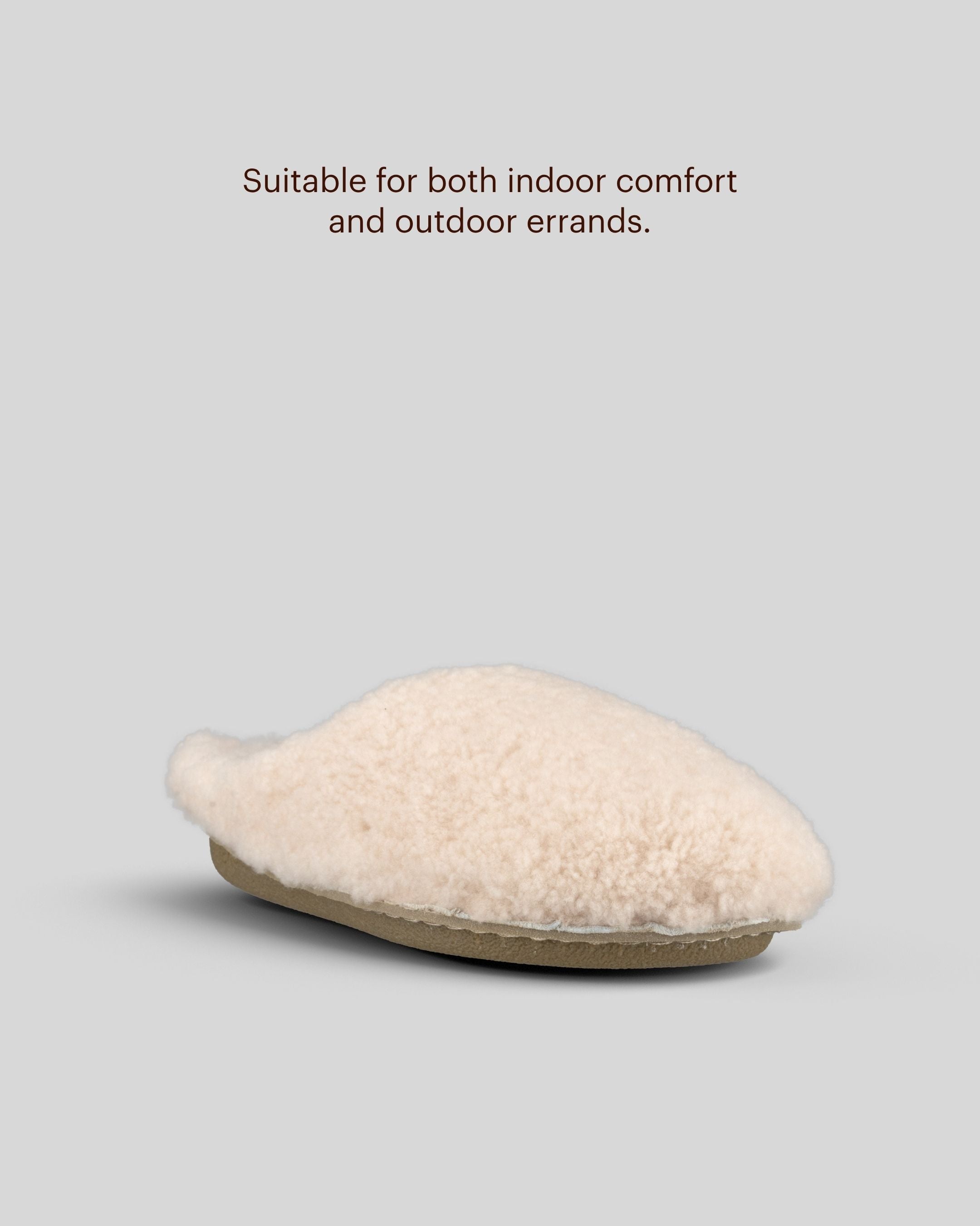 ROMA Shearling Natural White