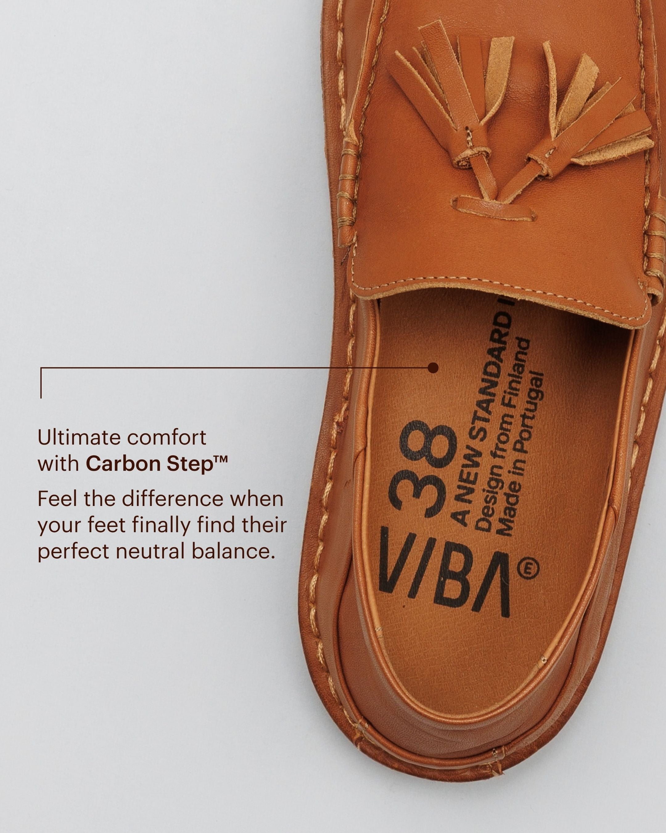 TRIBECA Leather Cognac Brown