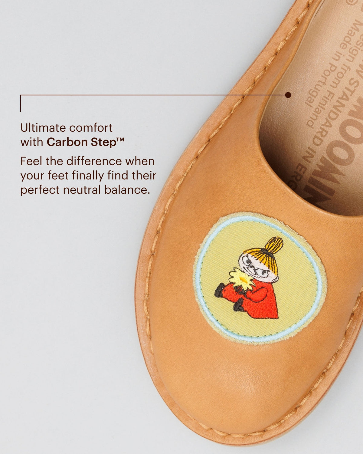 VIBAe x MOOMIN ROMA Leather Fawn Tan