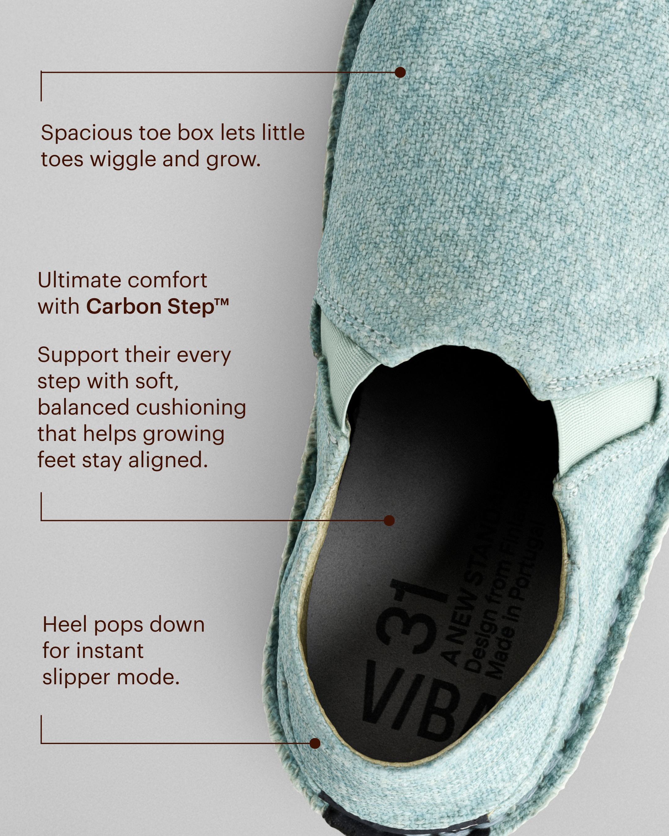ZUMA Linen Kids Agave Blue