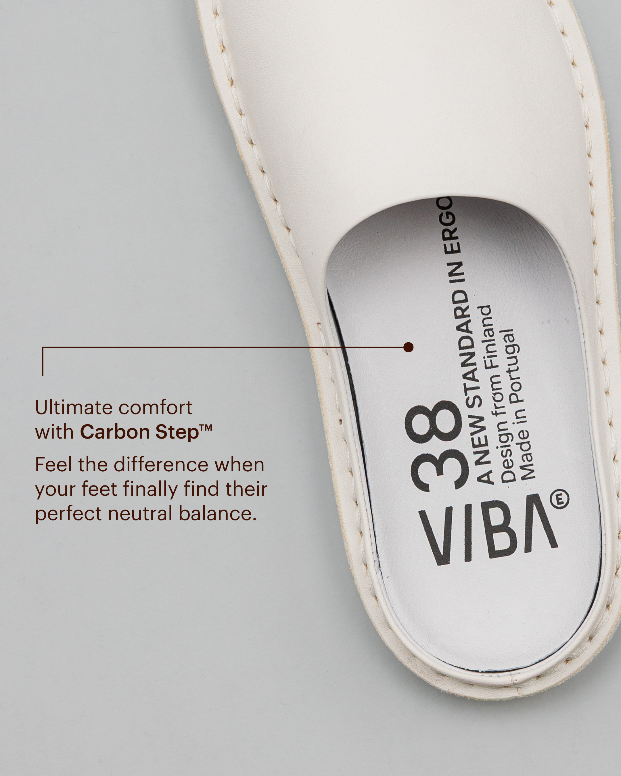 ROMA Leather Bone White