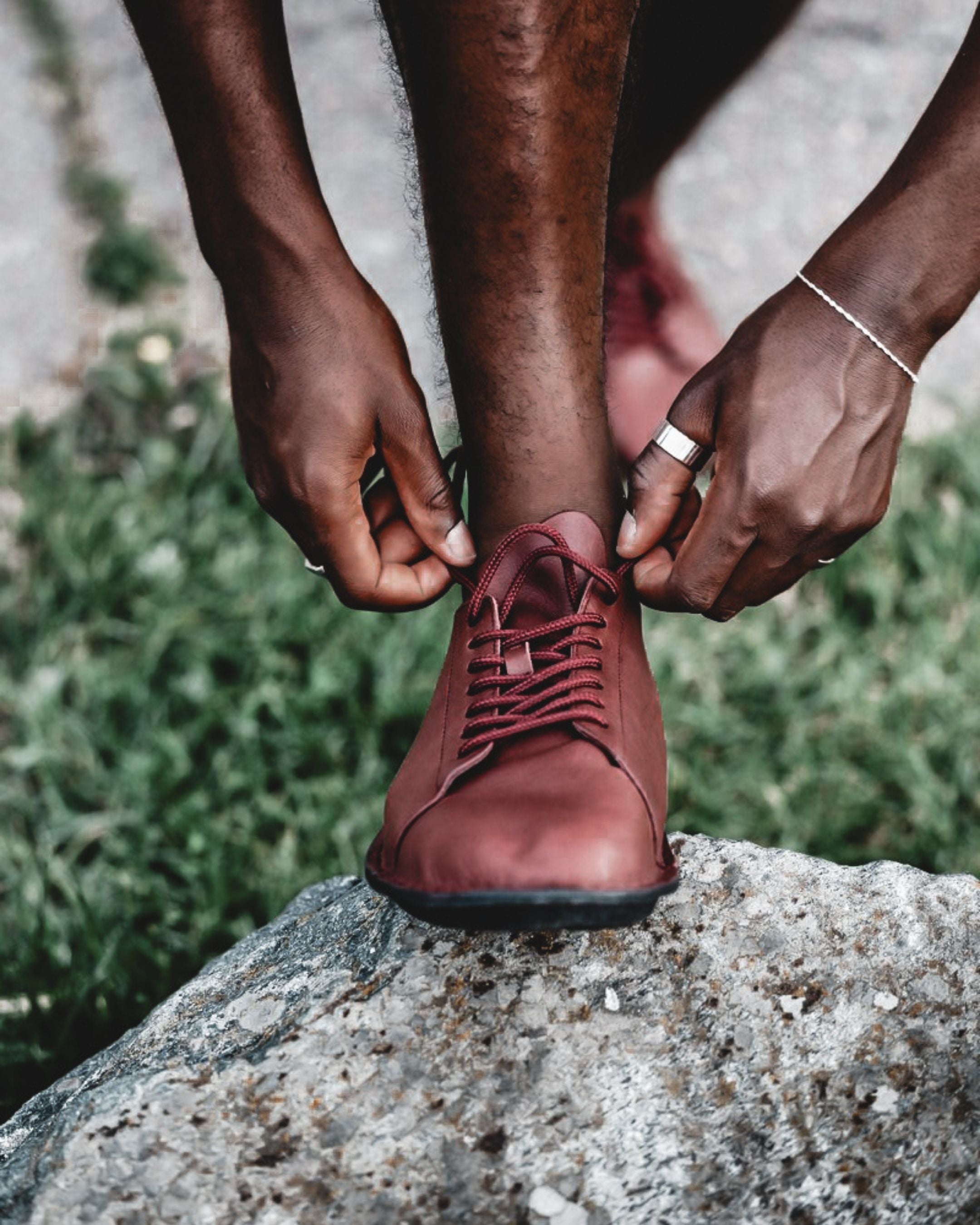 LISBOA Leather Cordovan Red