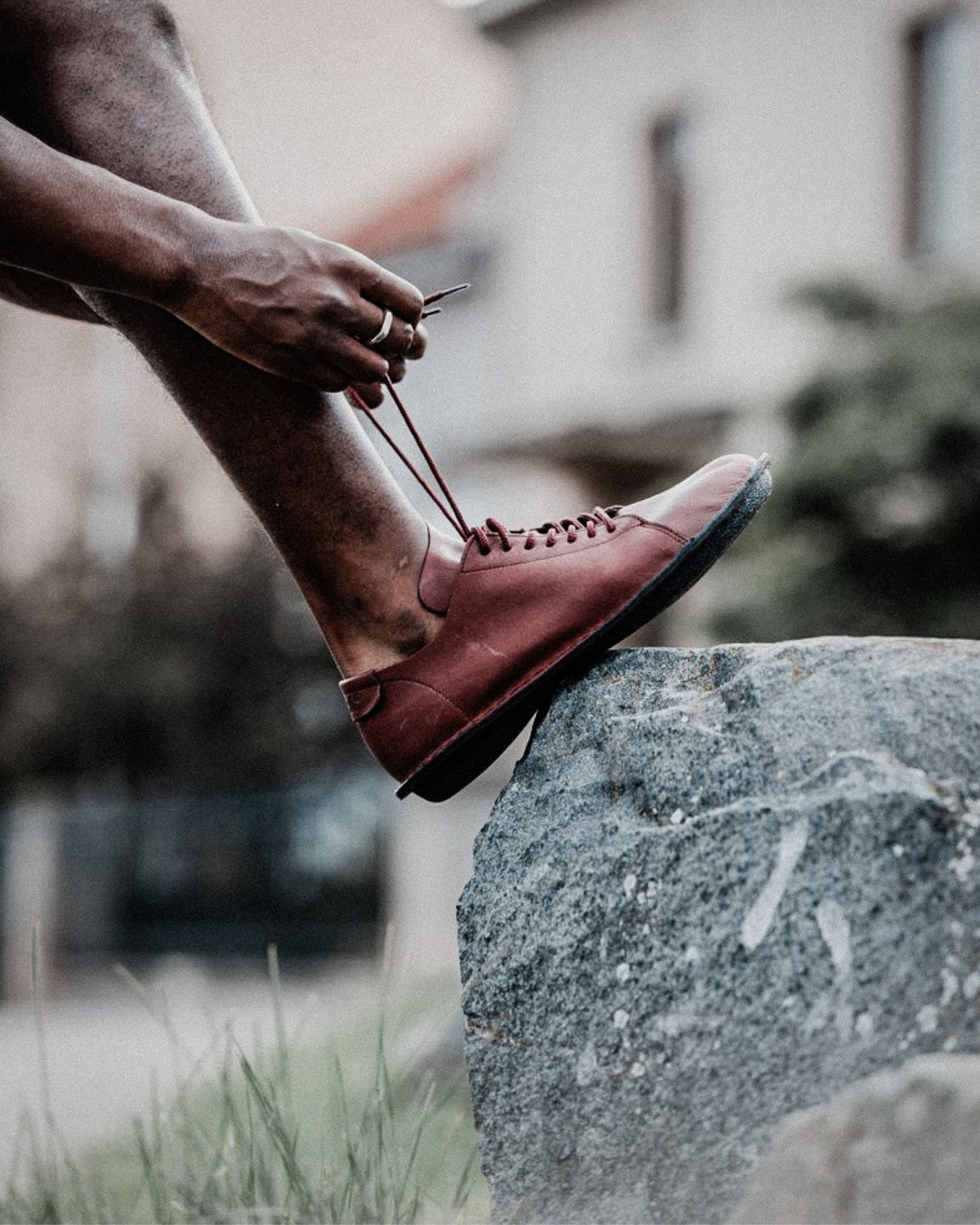 LISBOA Leather Cordovan Red