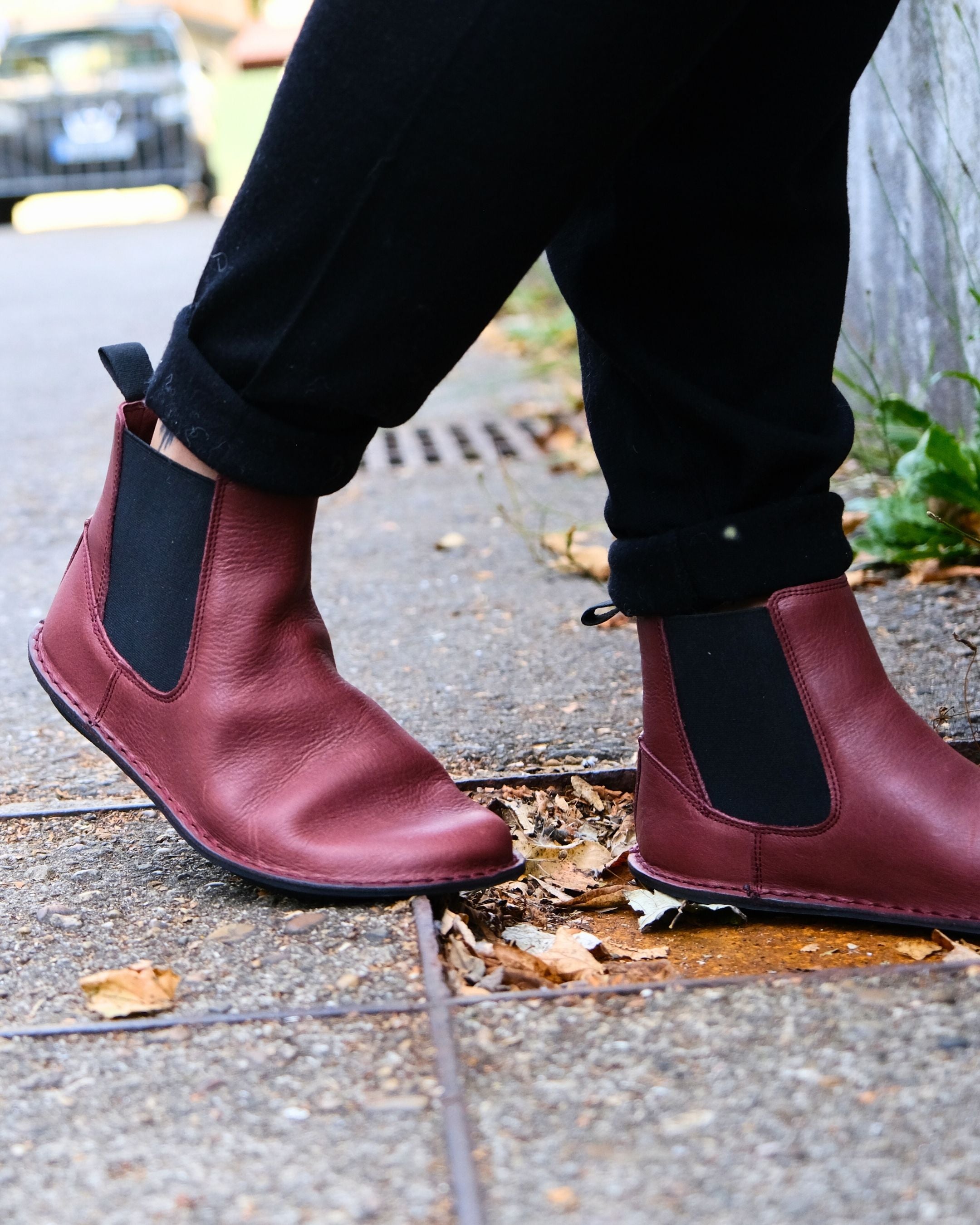 HELSINKI Leather Cordovan Red