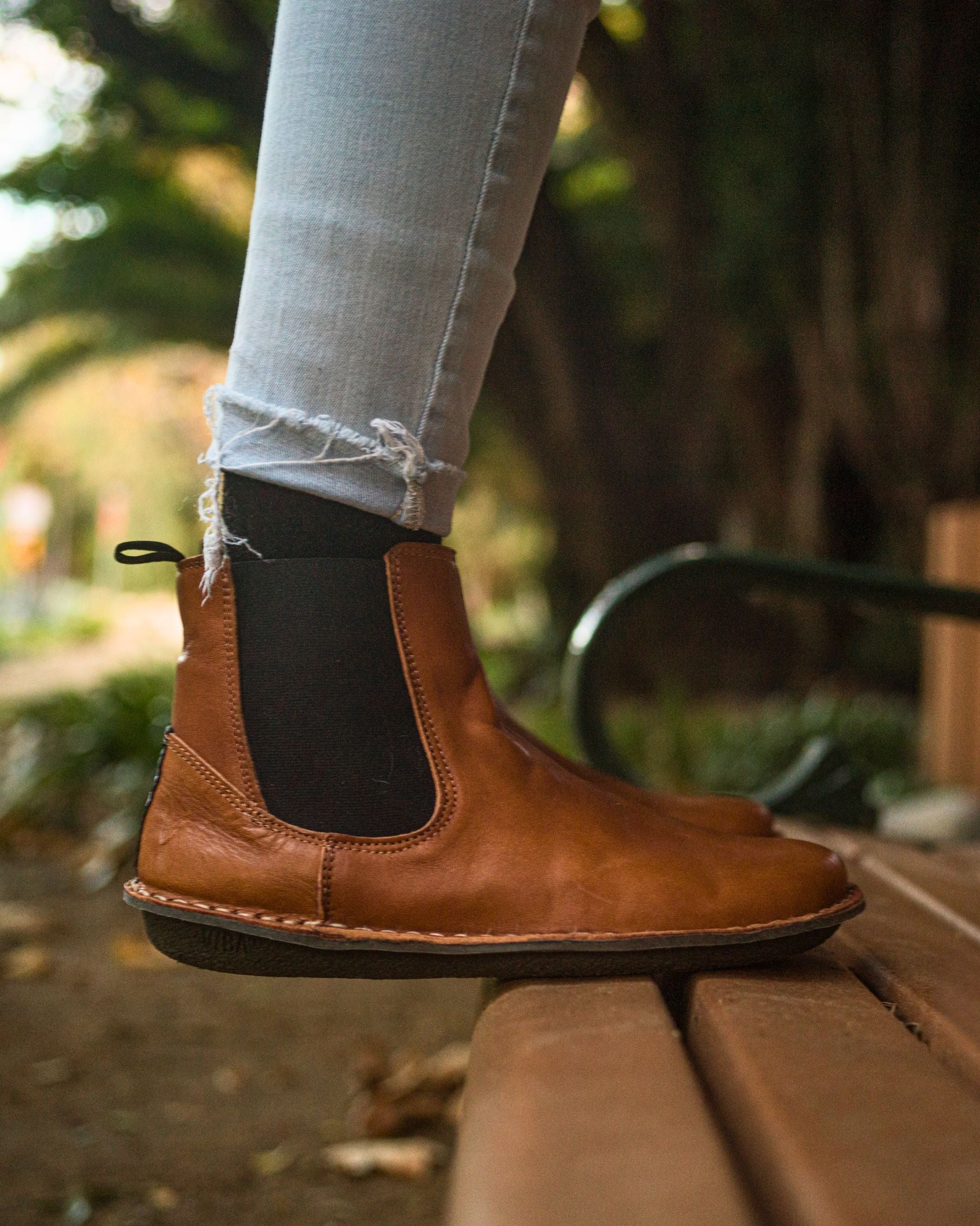 HELSINKI Leather Cognac Brown