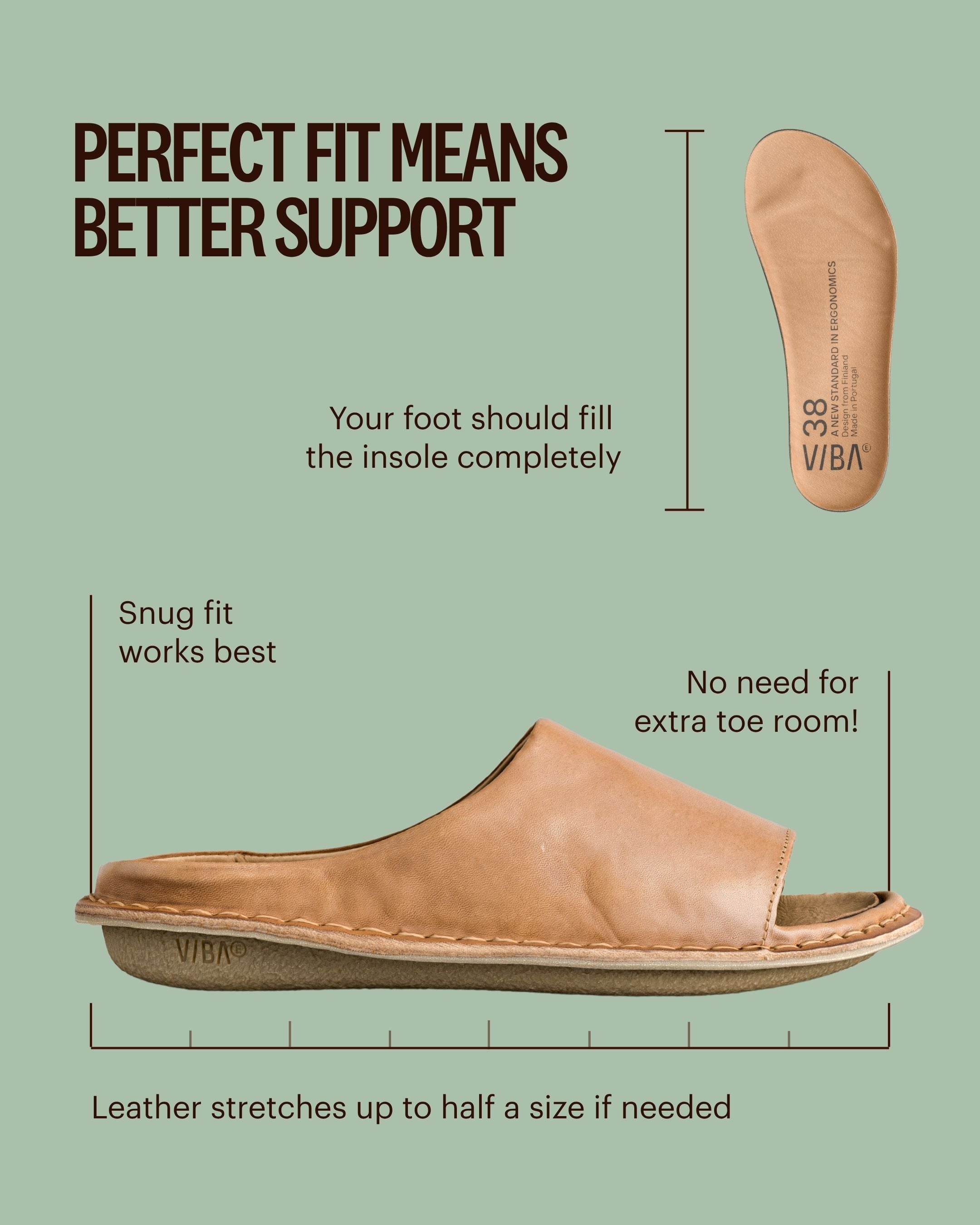 SAINT TROPEZ Leather Fawn Tan