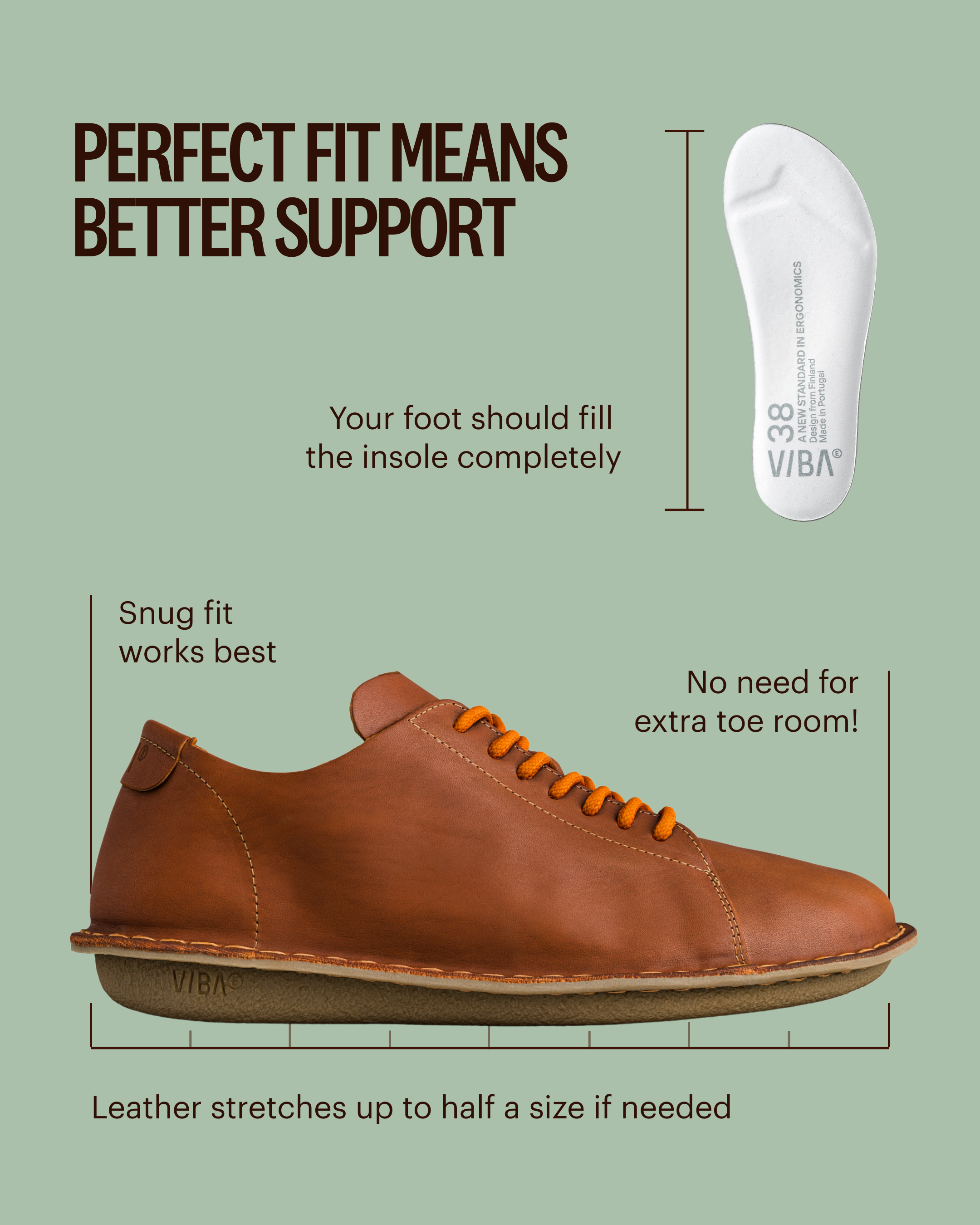 LISBOA Leather Cognac Brown