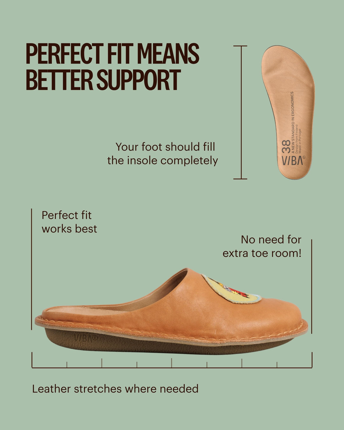 VIBAe x MOOMIN ROMA Leather Fawn Tan
