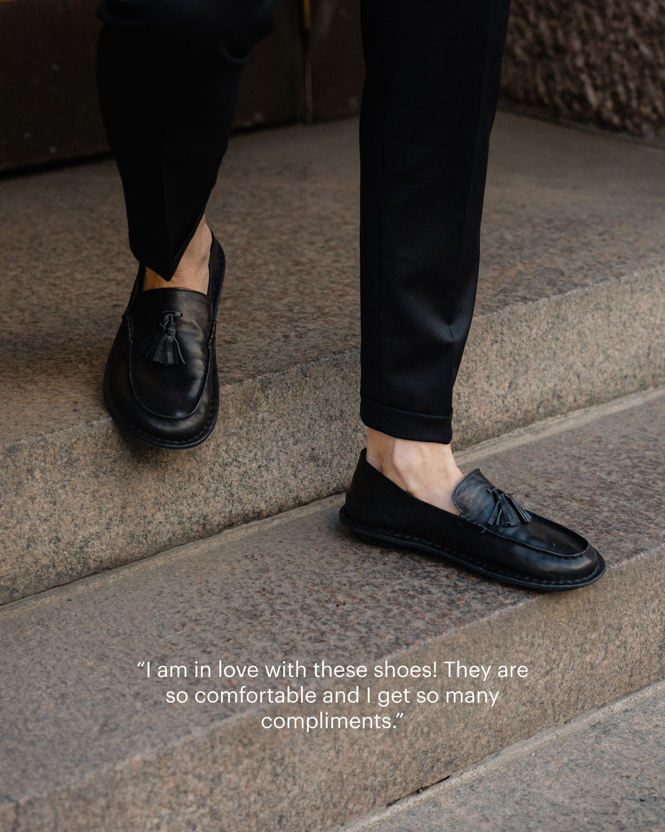 TRIBECA Leather Preto Black