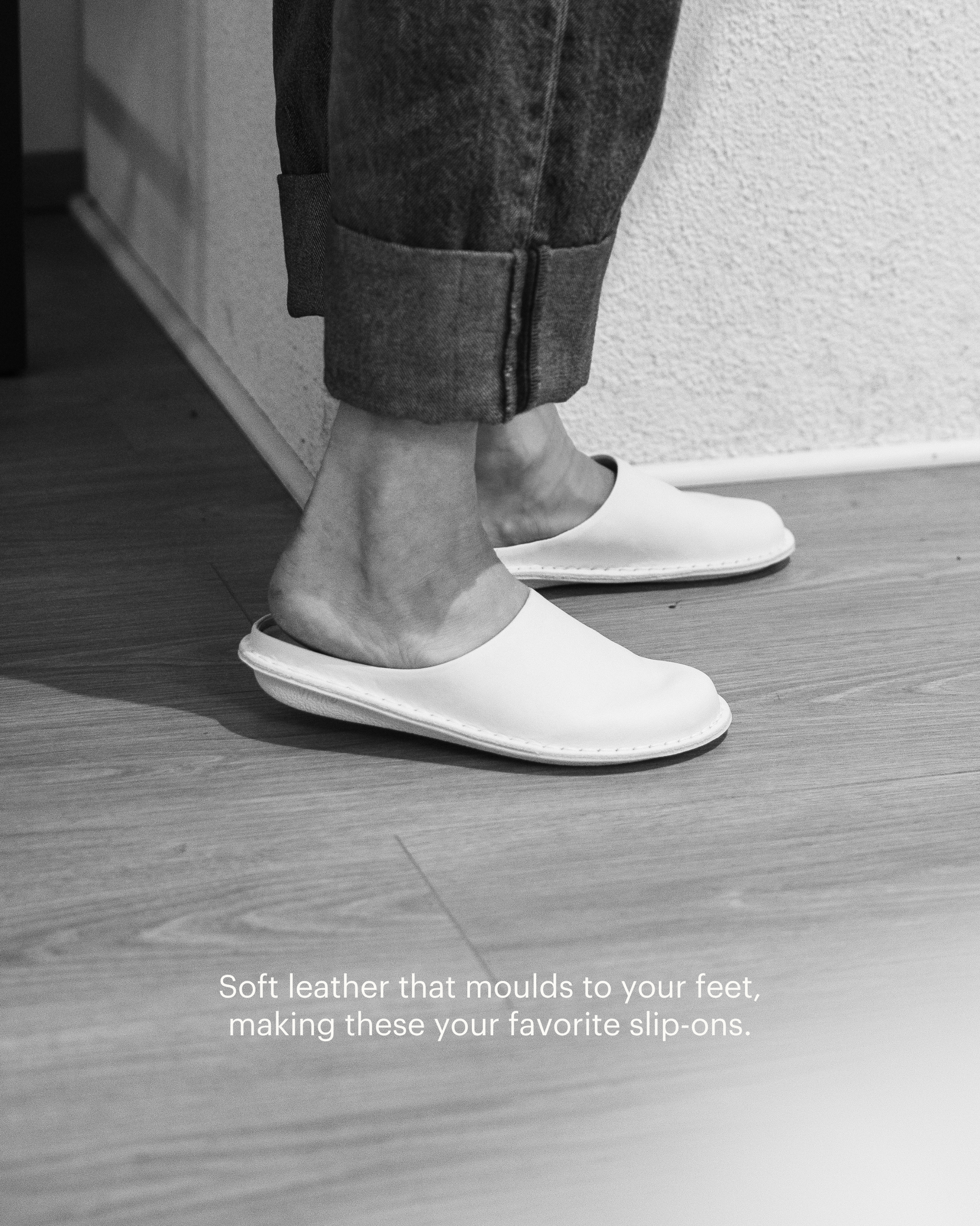 ROMA Leather Bone White