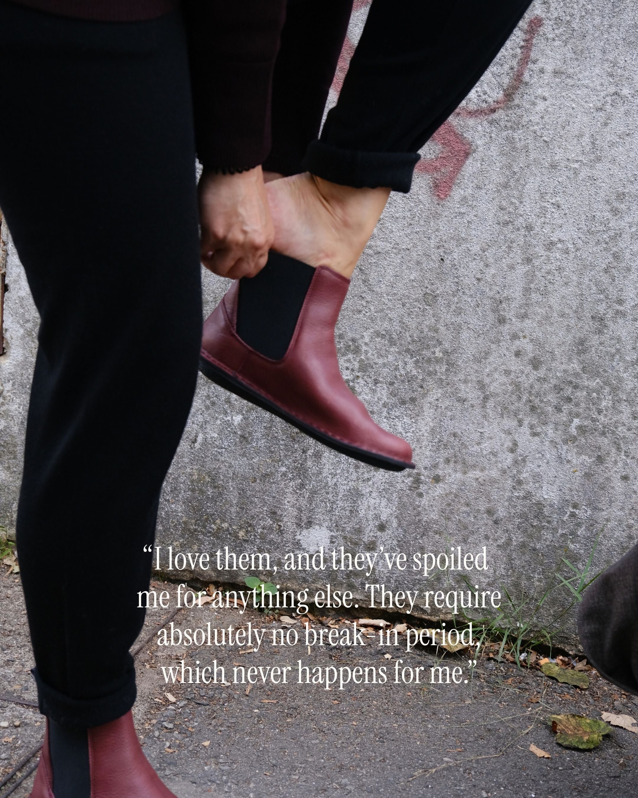 HELSINKI Leather Cordovan Red