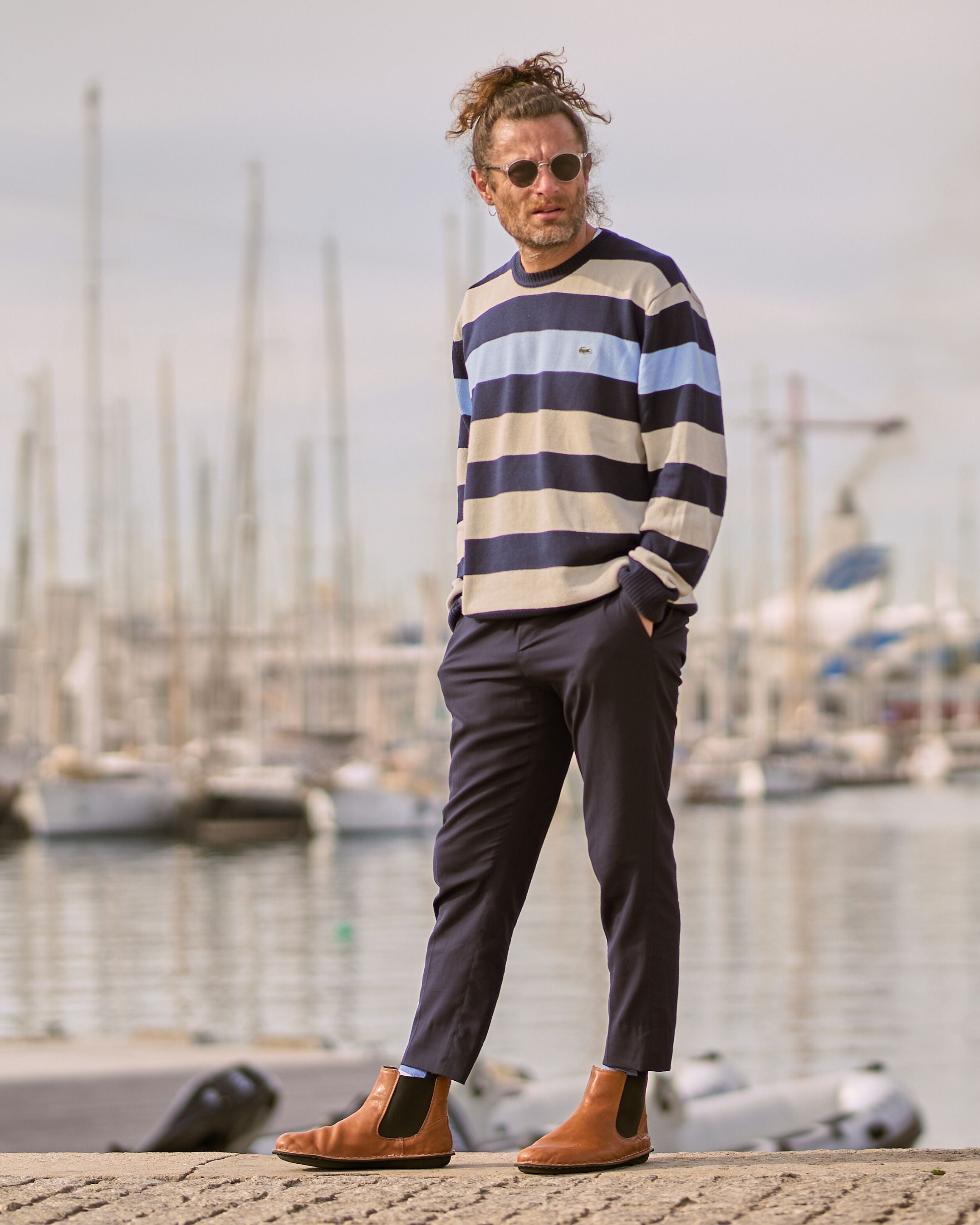 HELSINKI Leather Cognac Brown