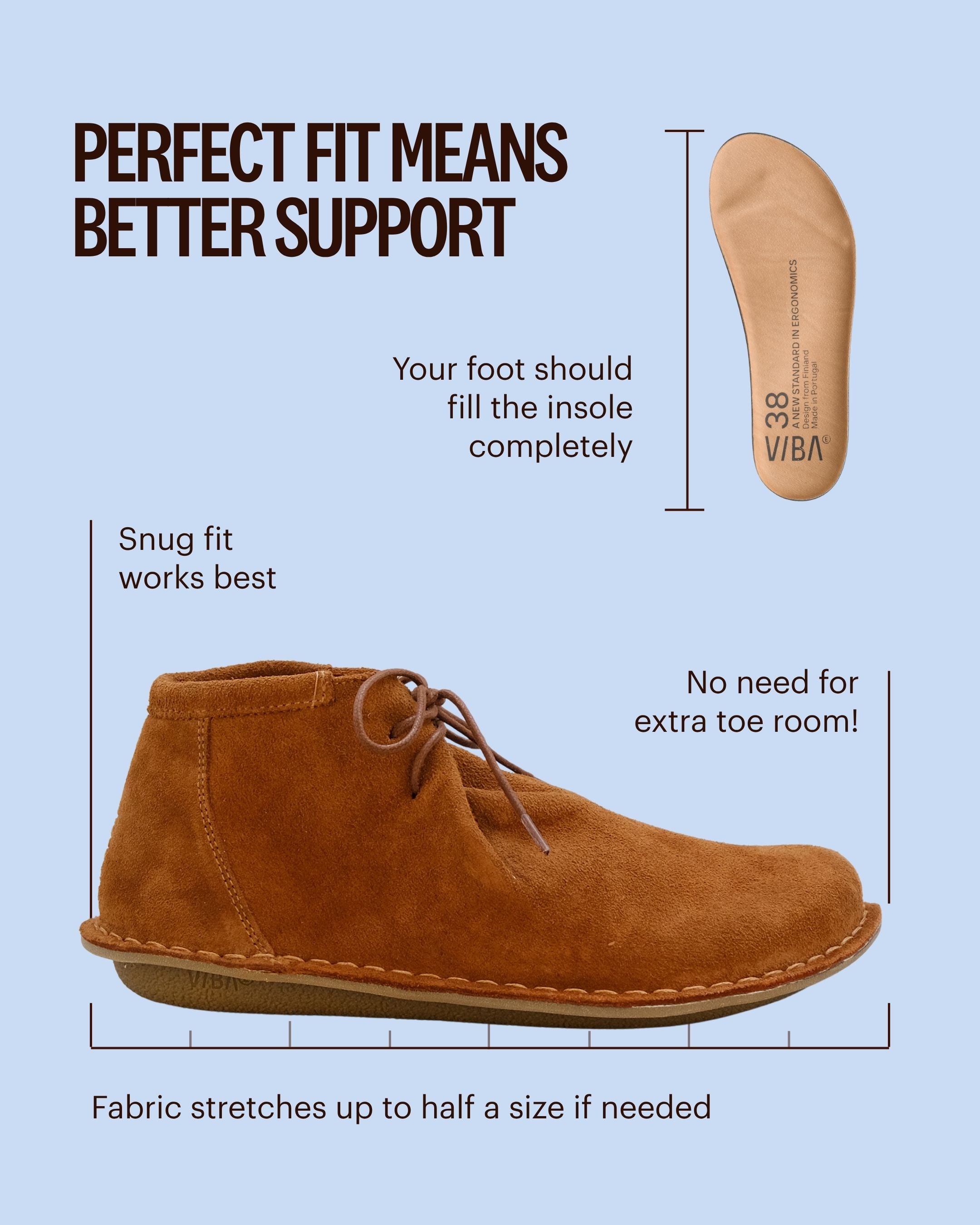 JTREE Suede Tan Brown