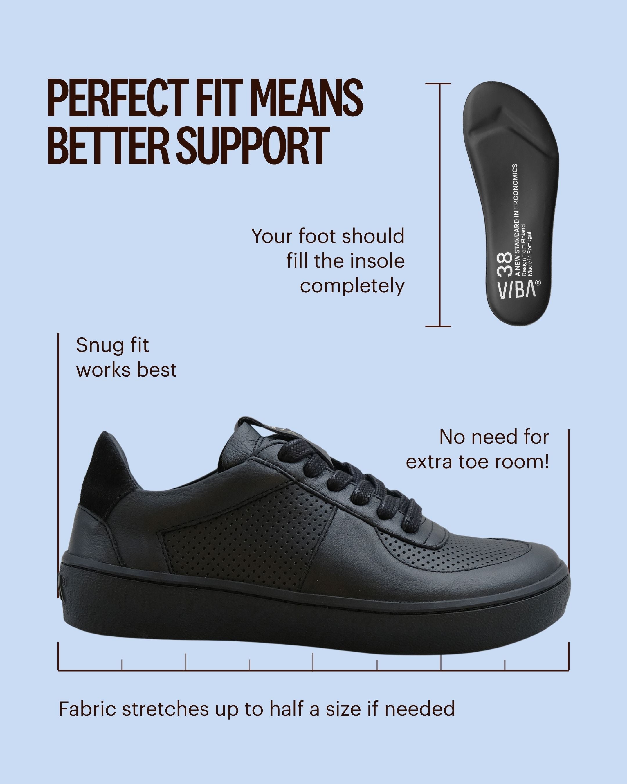 LONDON Bio Leather Black/Black