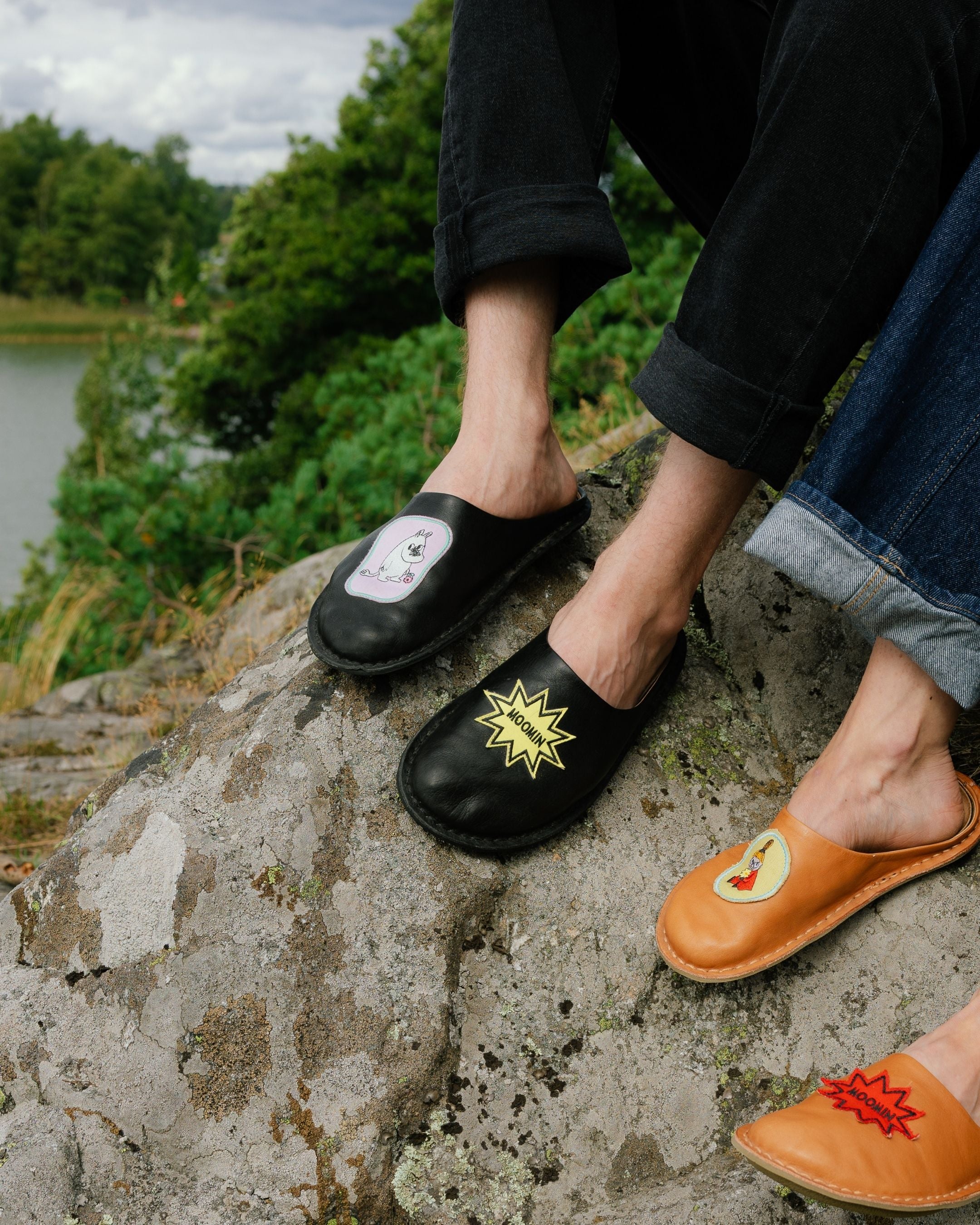 VIBAe x MOOMIN ROMA Leather Preto Black