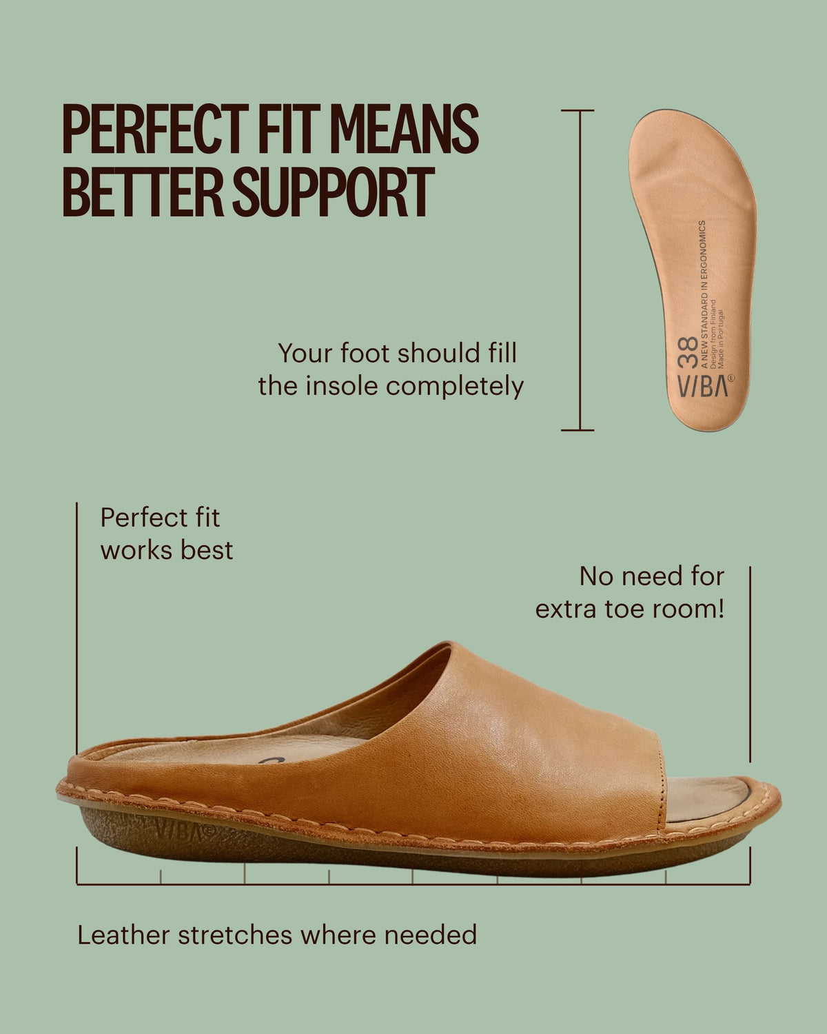 SAINT TROPEZ Leather Fawn Tan