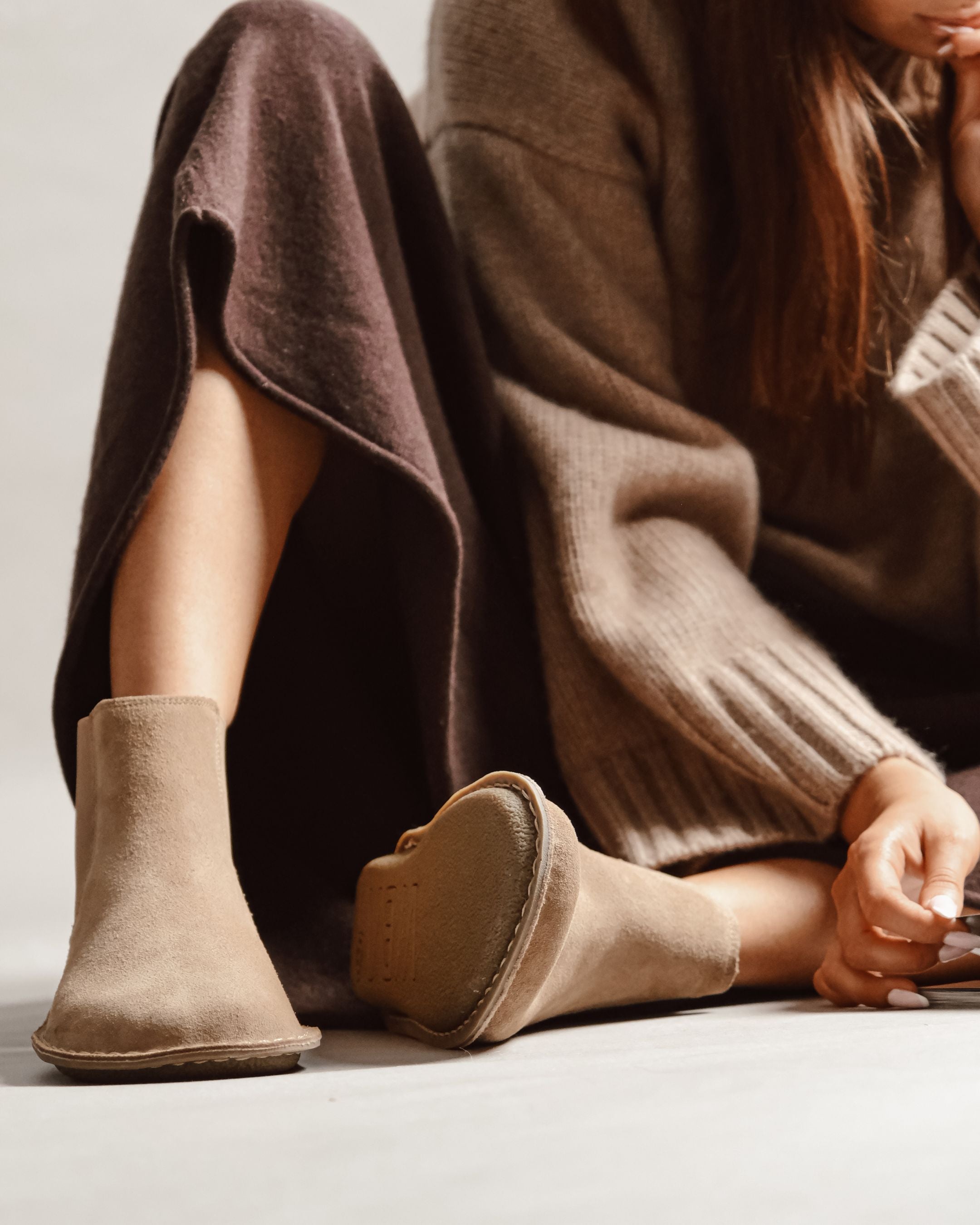 HELSINKI Bio Suede Desert Sand