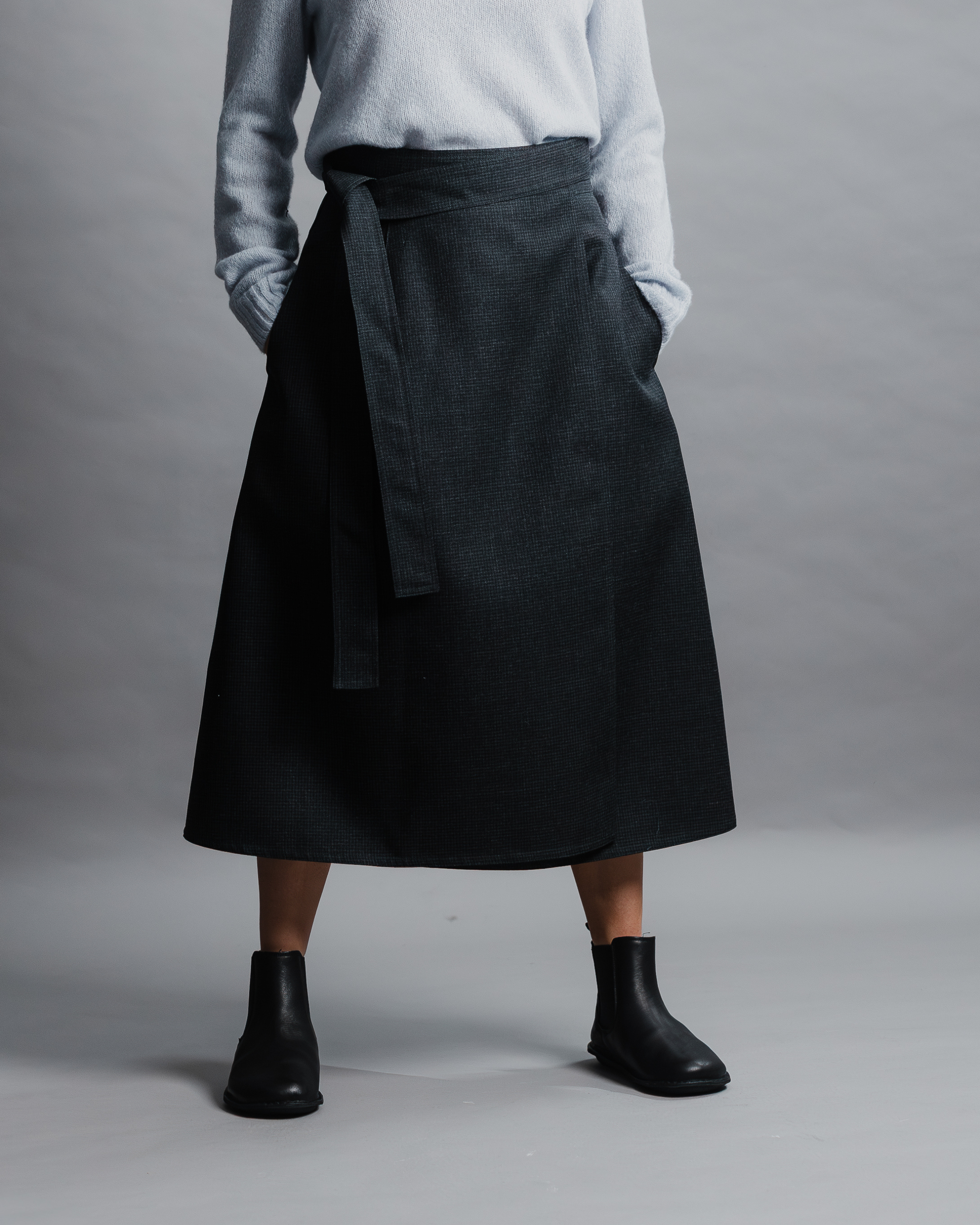 HELSINKI Leather Preto Black Shearling