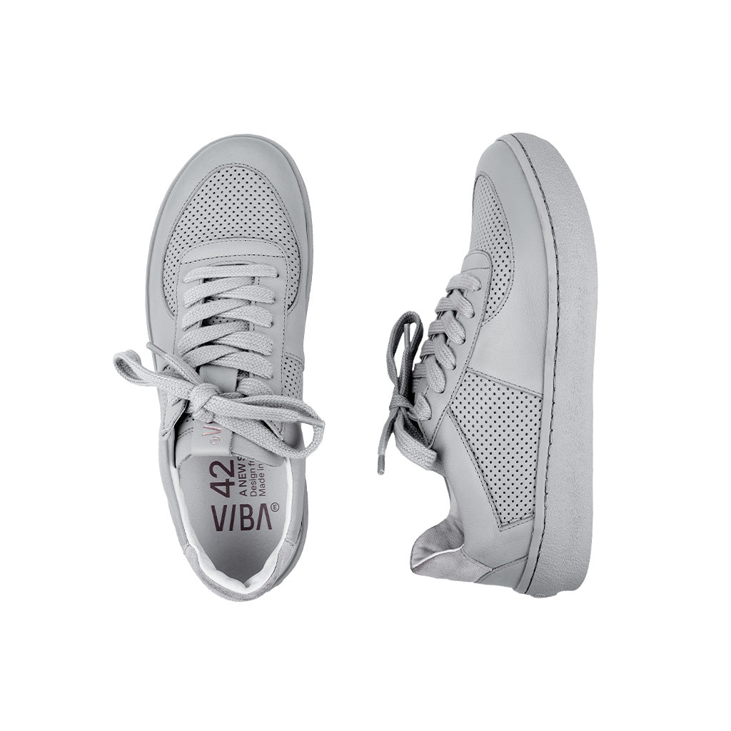 LONDON Bio Leather Acciaio/Grey