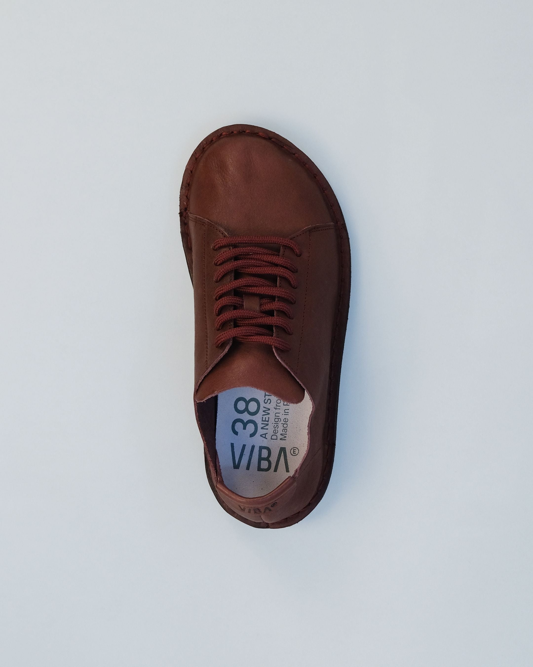 LISBOA Leather Cordovan Red