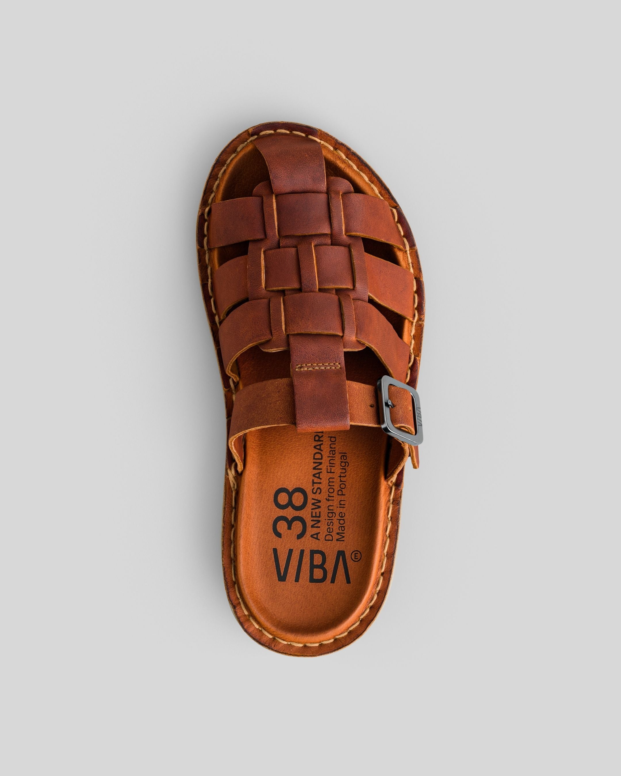 AMALFI Leather Cognac Brown