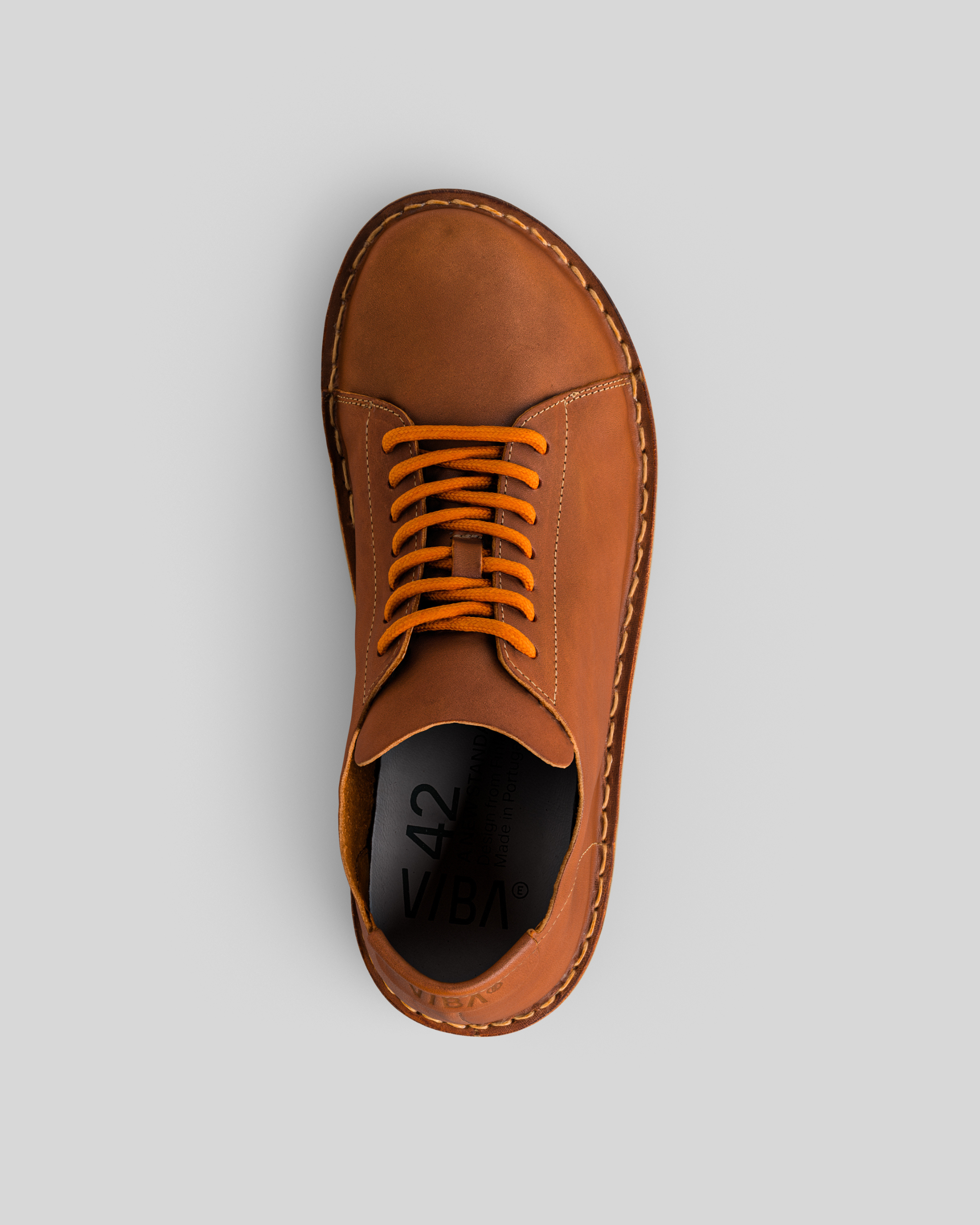 LISBOA Leather Cognac Brown