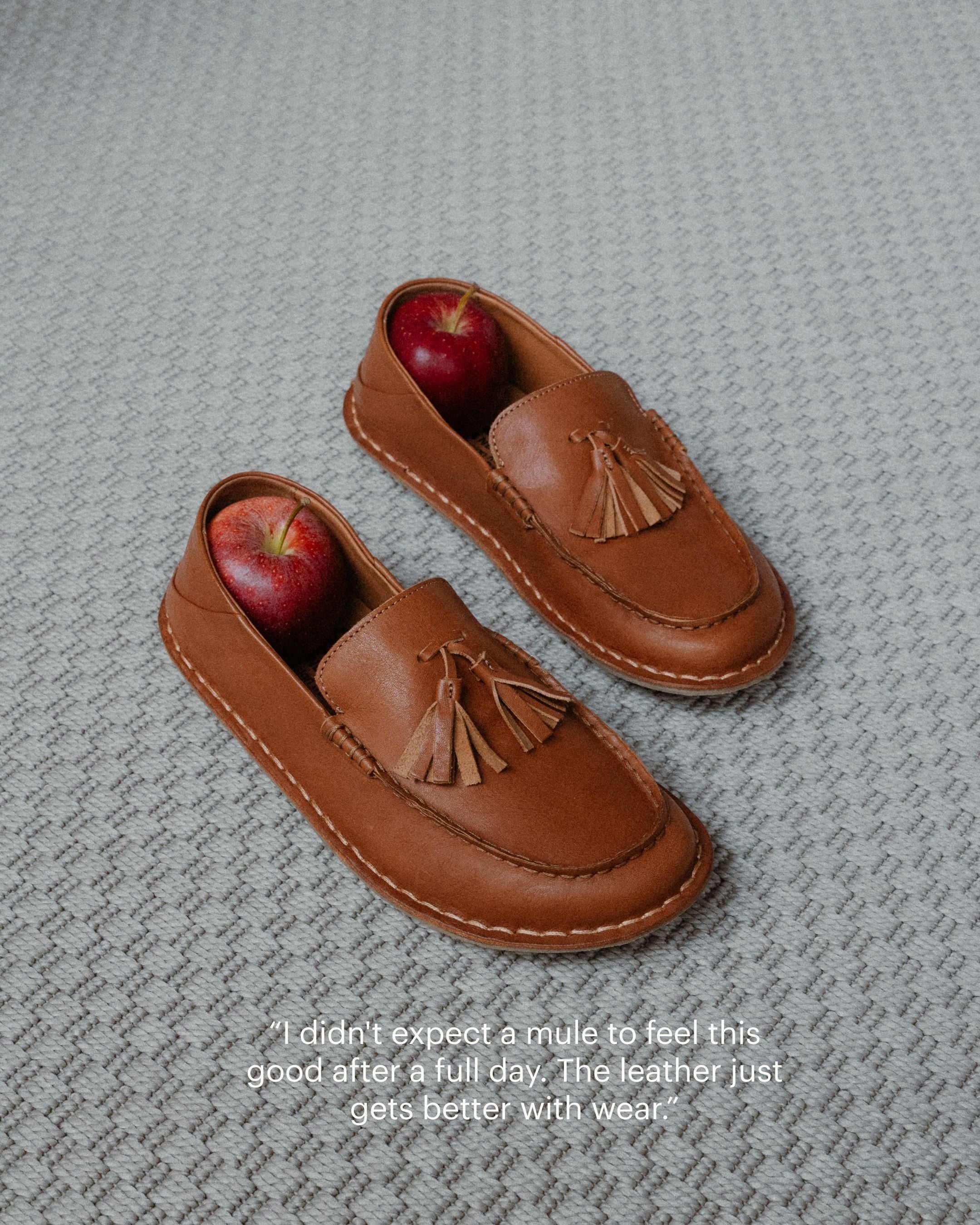 TRIBECA Leather Cognac Brown