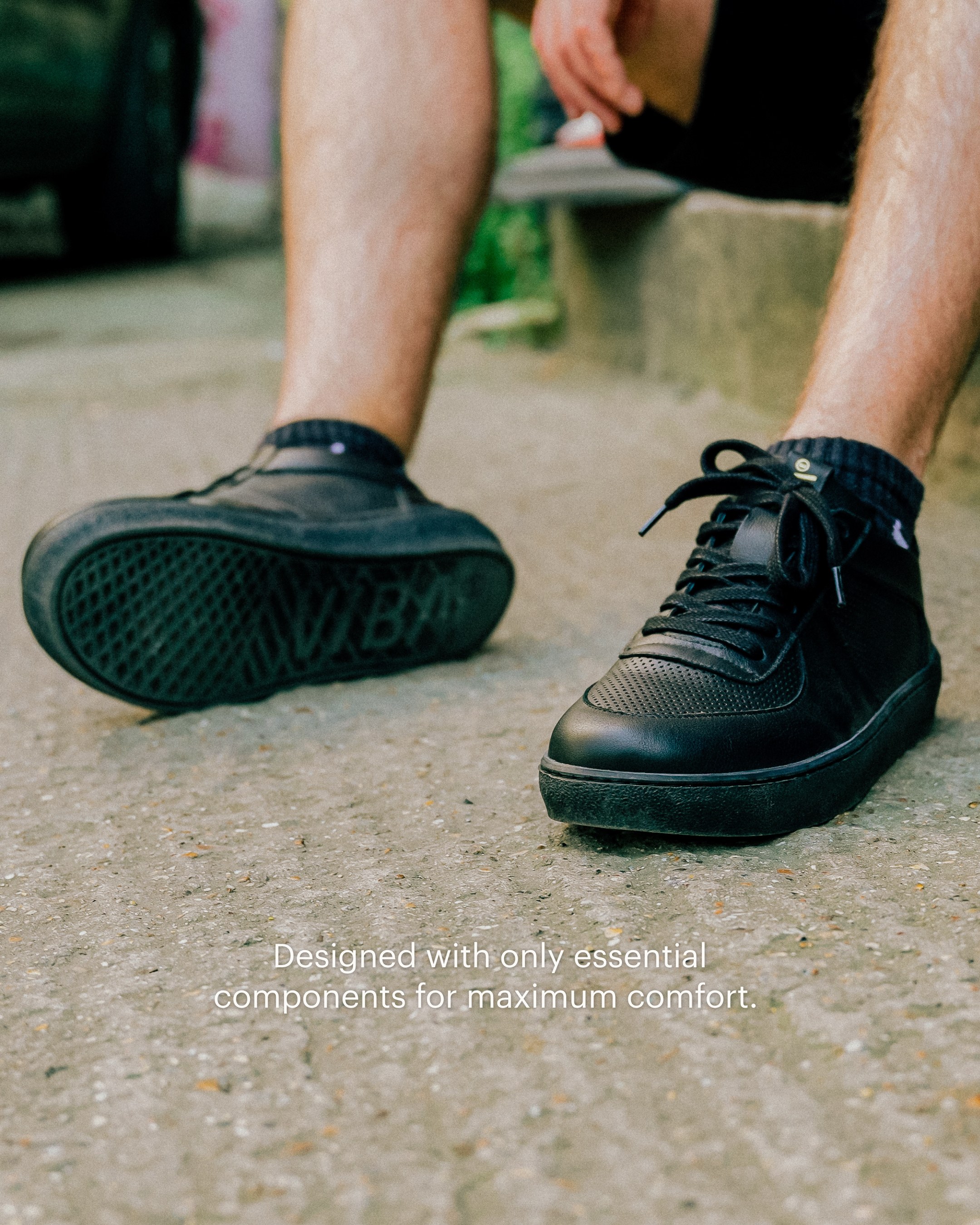 LONDON Bio Leather Black/Black