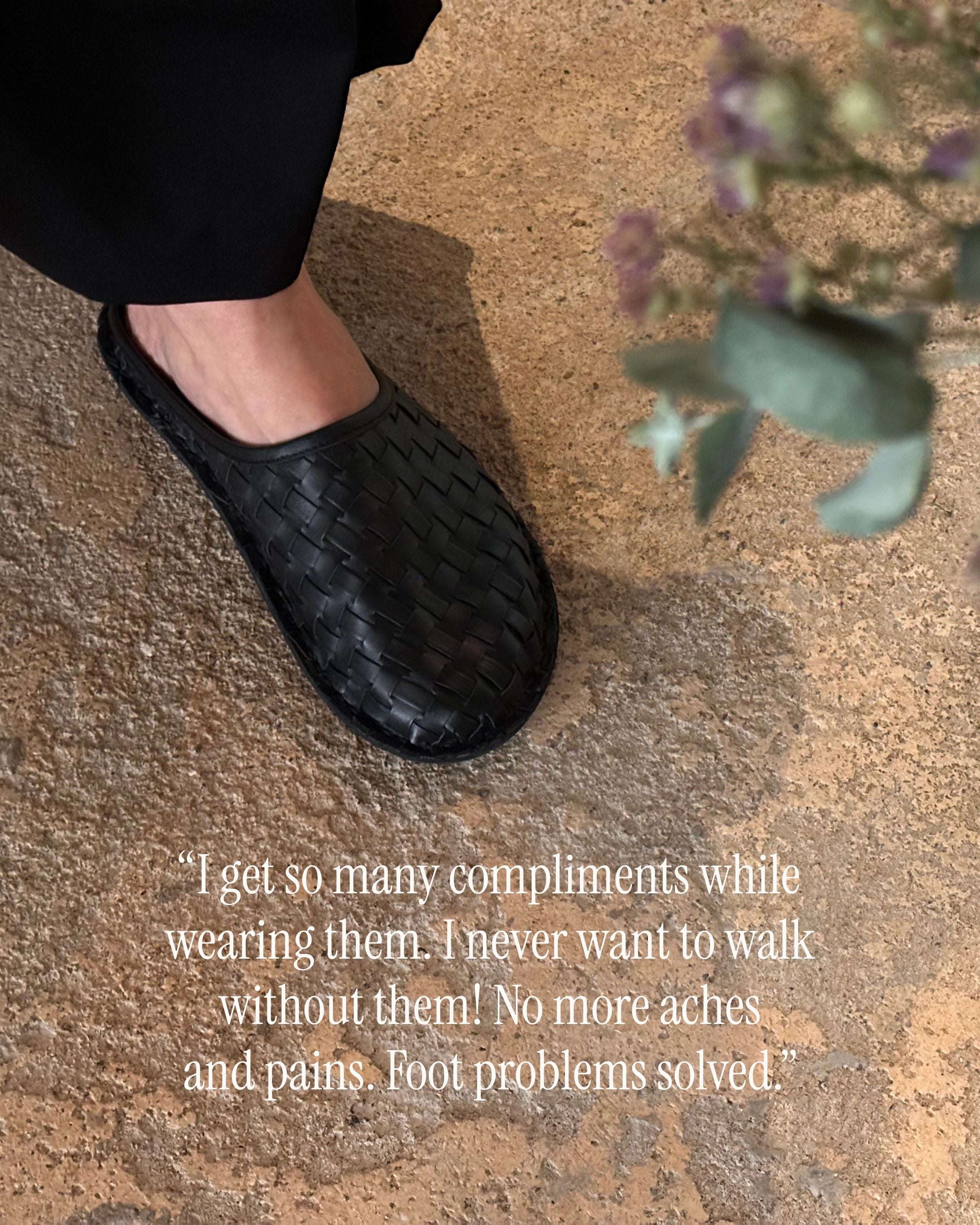 ROMA Woven Leather Preto Black – VIBAe