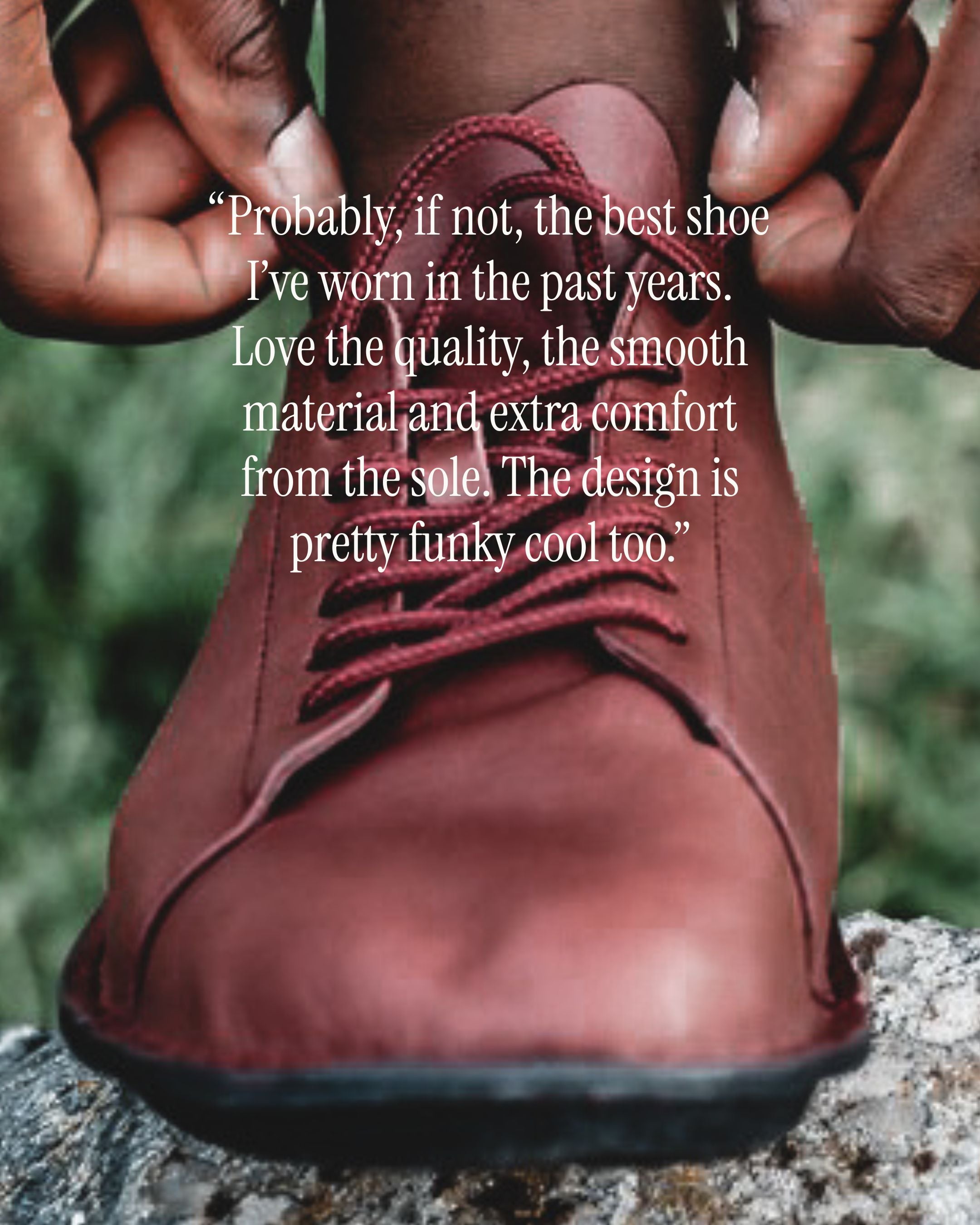 LISBOA Leather Cordovan Red