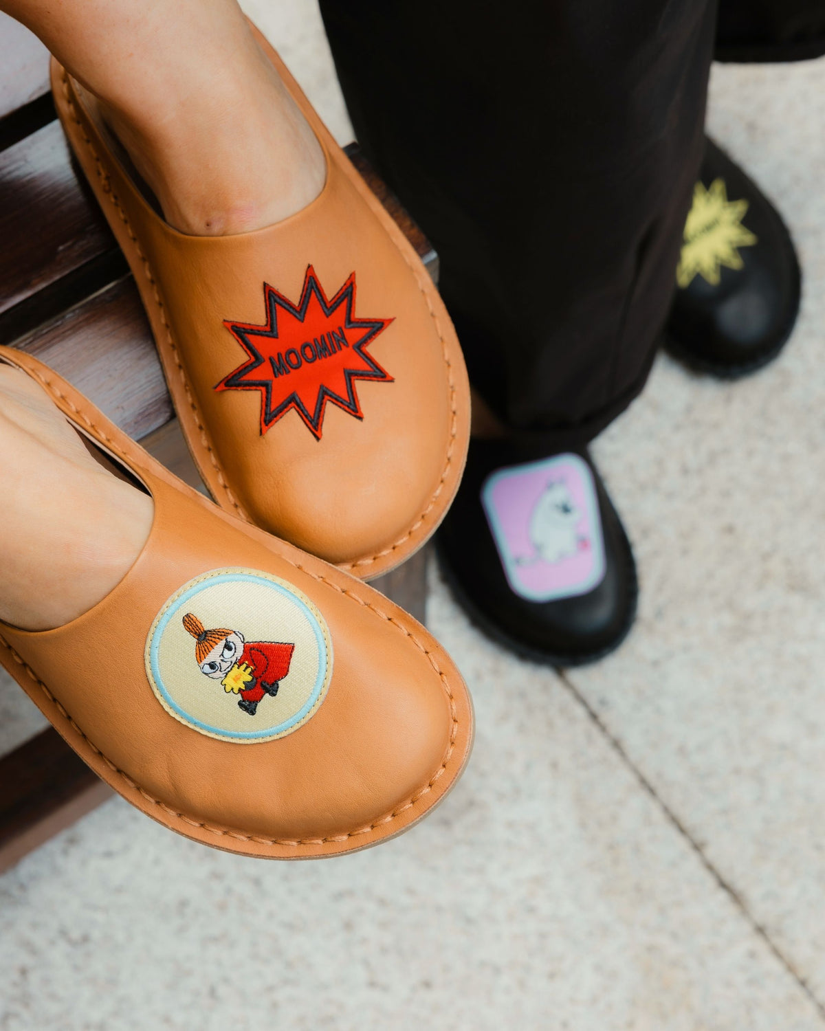 VIBAe x MOOMIN ROMA Leather Fawn Tan