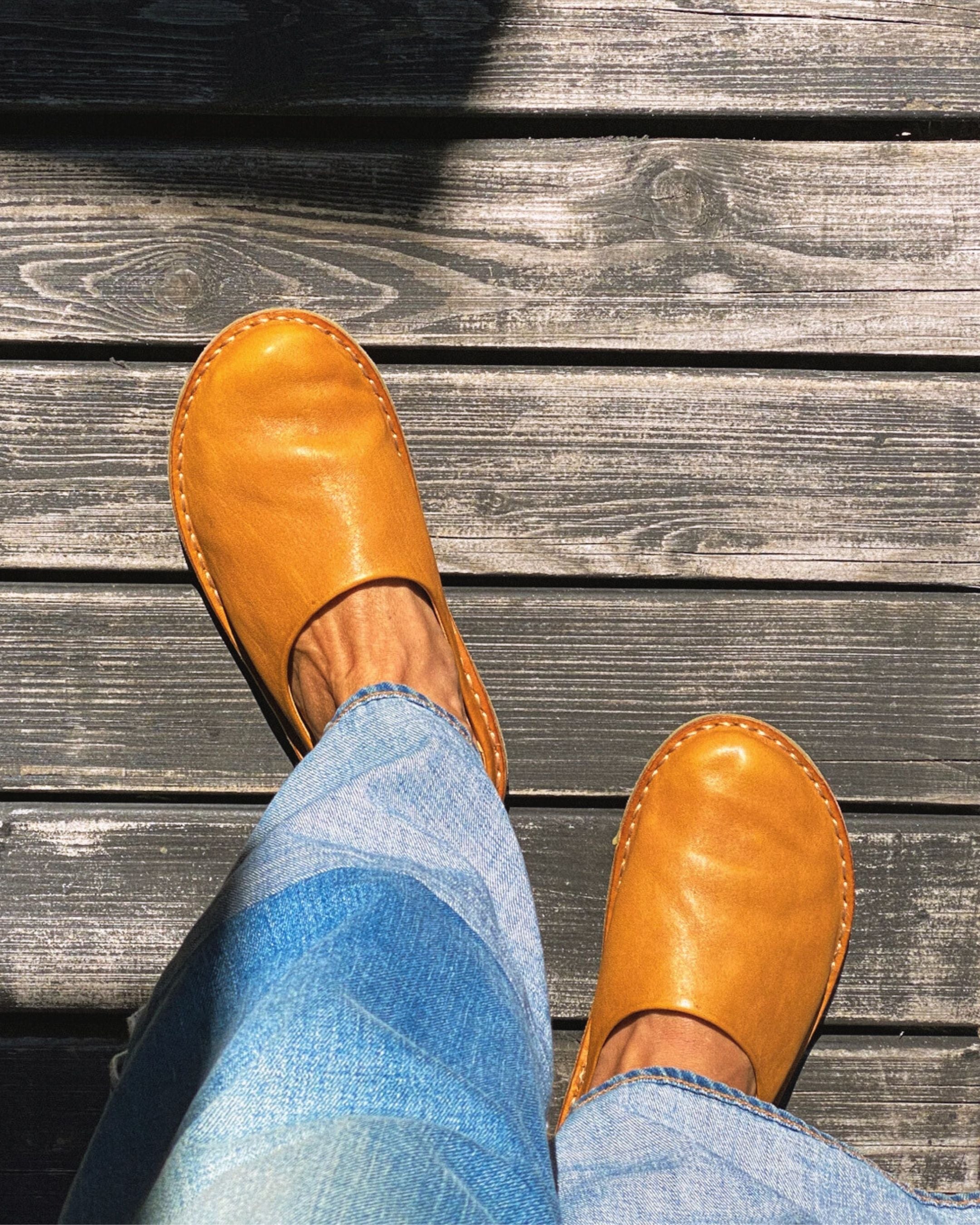 ROMA Leather Sunflower Yellow – VIBAe