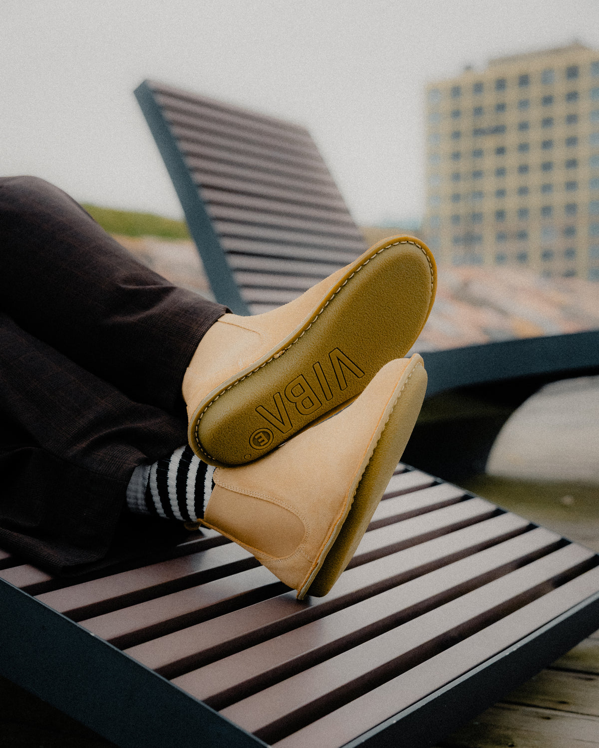 HELSINKI Bio Suede Desert Sand