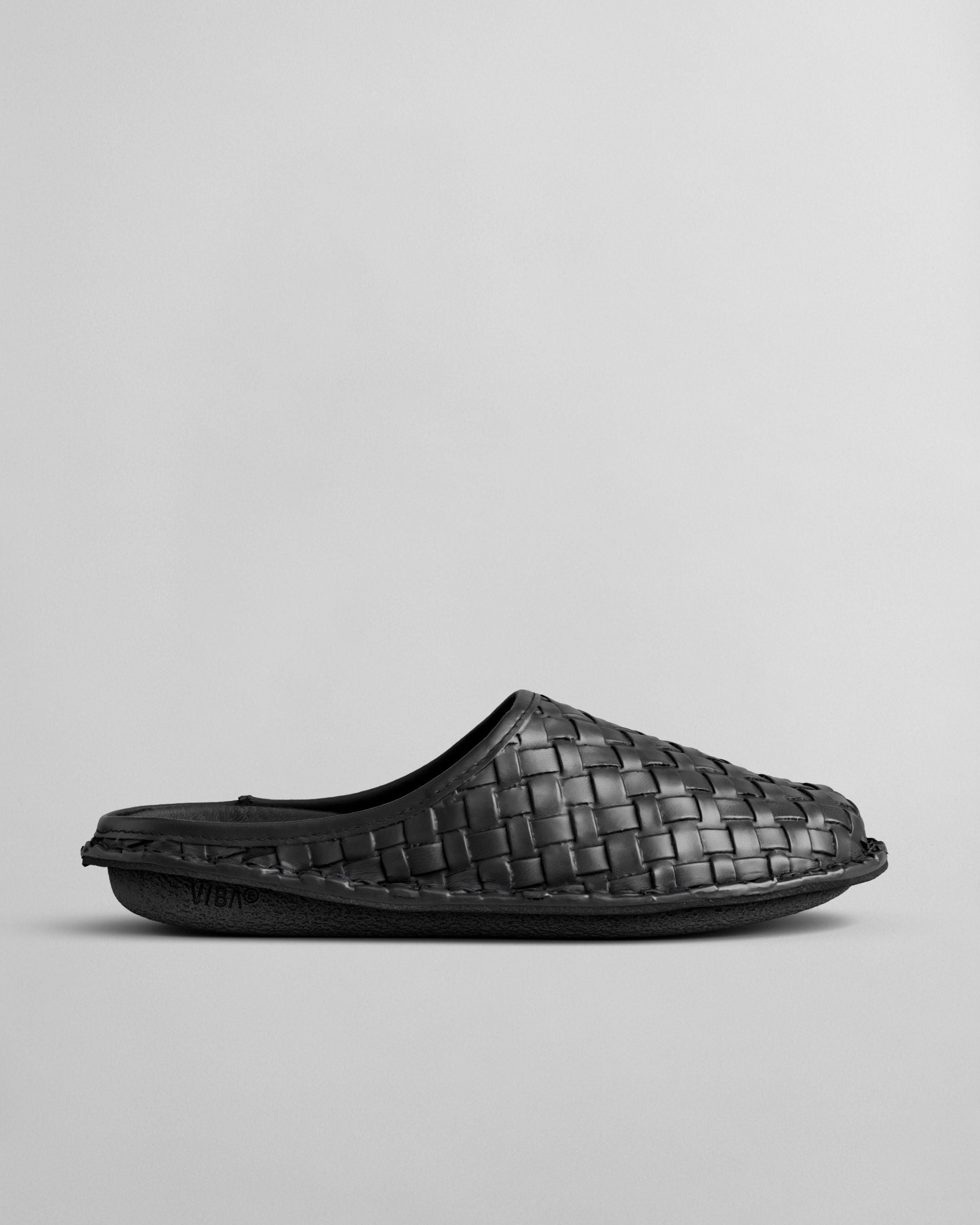 ROMA Woven Leather Preto Black