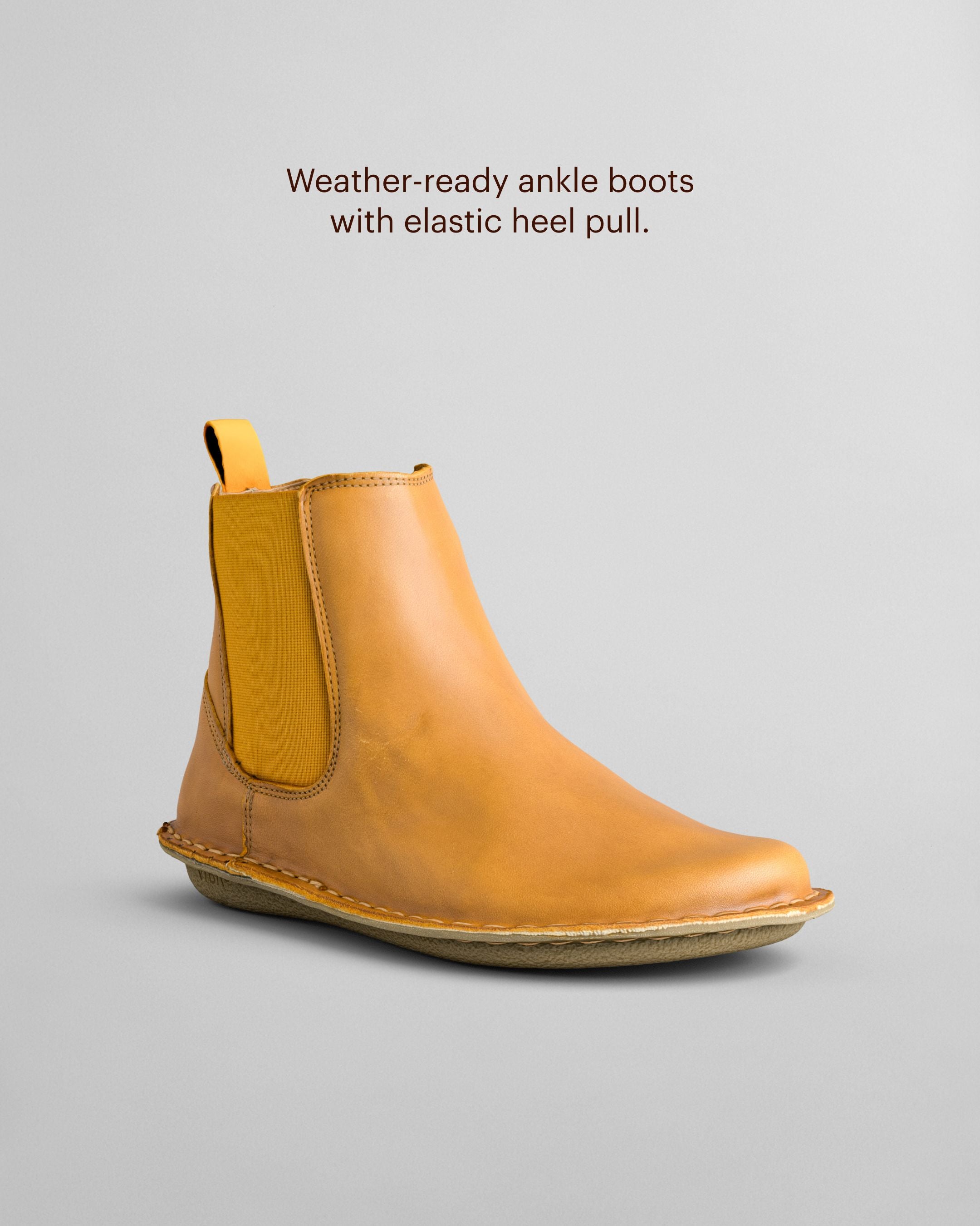 HELSINKI Leather Sunflower Yellow